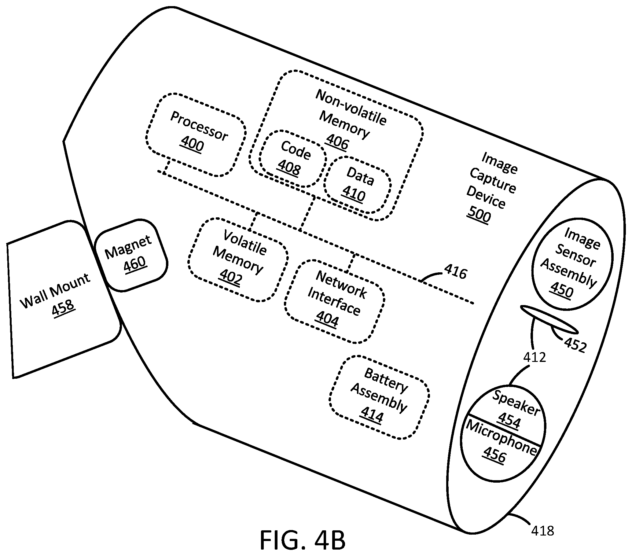Patent US12455719 Figure 4 – Speaker control based on proximity