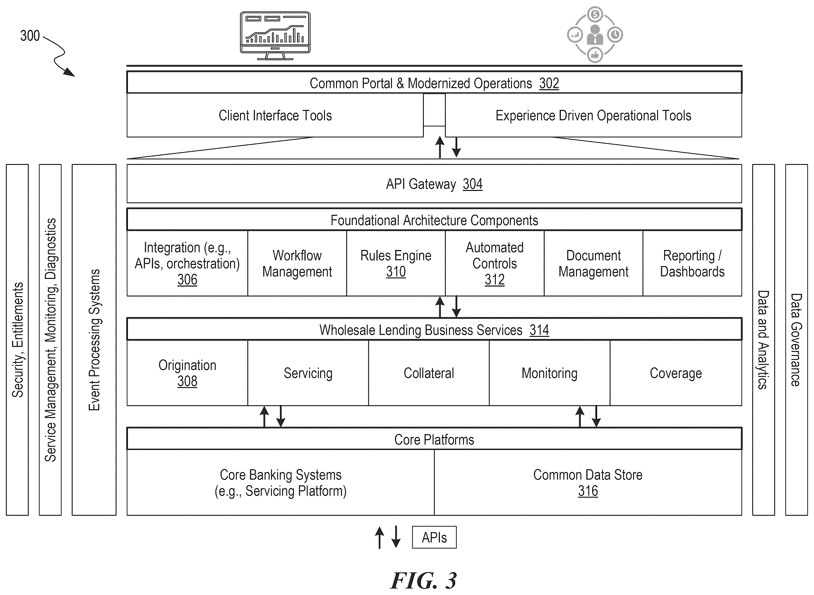Patent US12455774 Figure 3 – Event-driven resource execution architecture