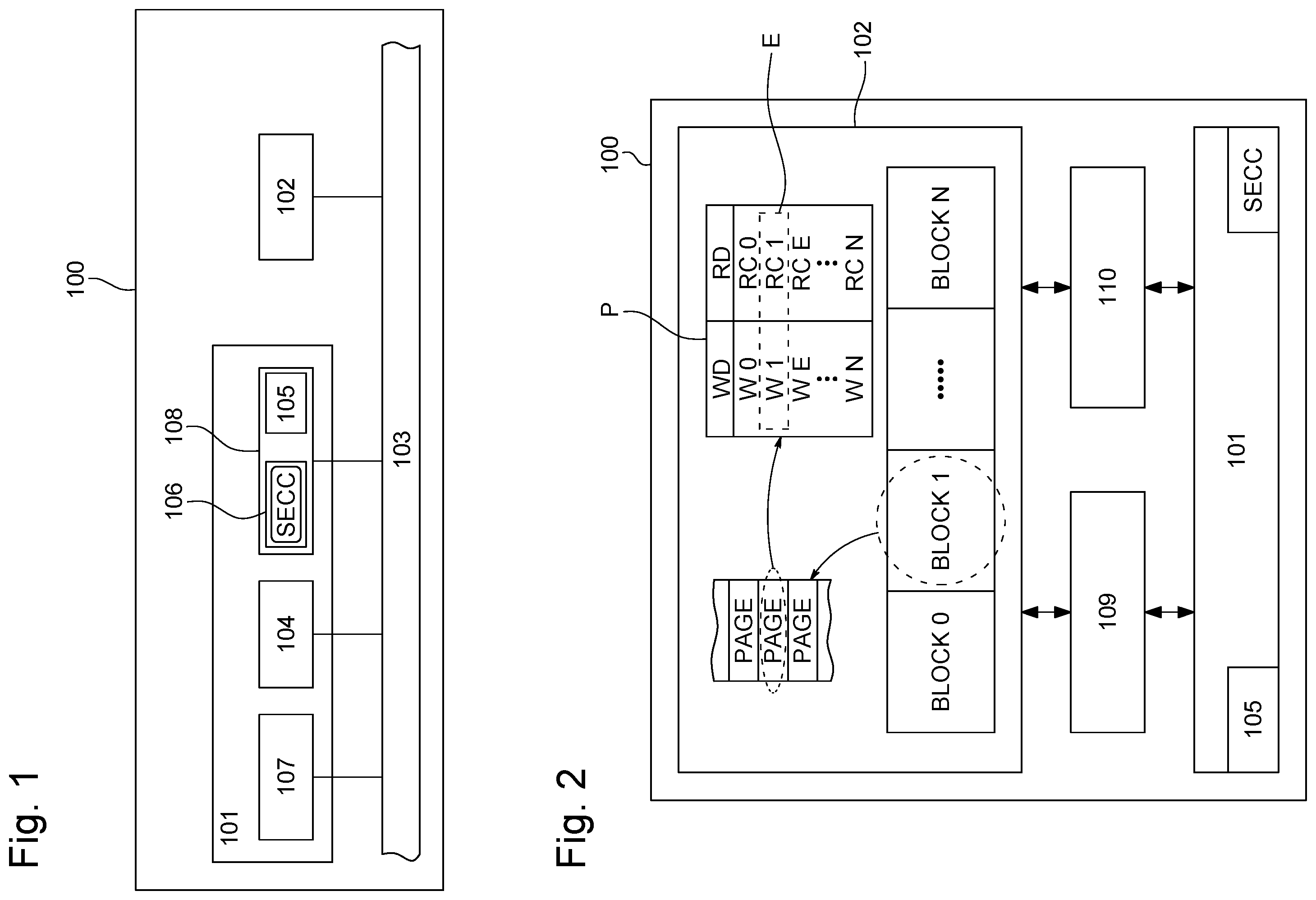 Patent US12455785 Figure 1 – Method for managing data stored in a page within a memory element