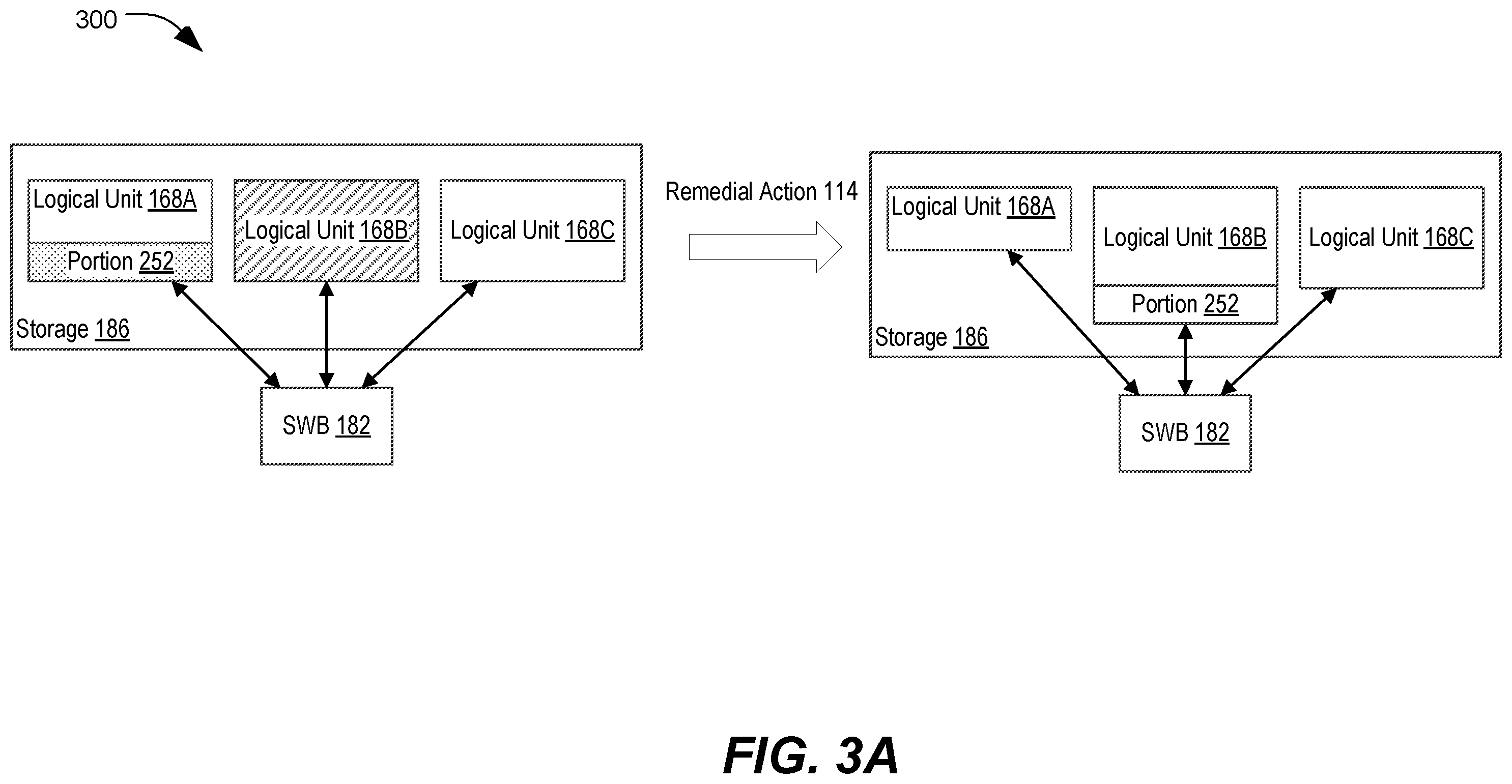 Patent US12455828 Figure 3 – Host management of flash memory with shared write buffer