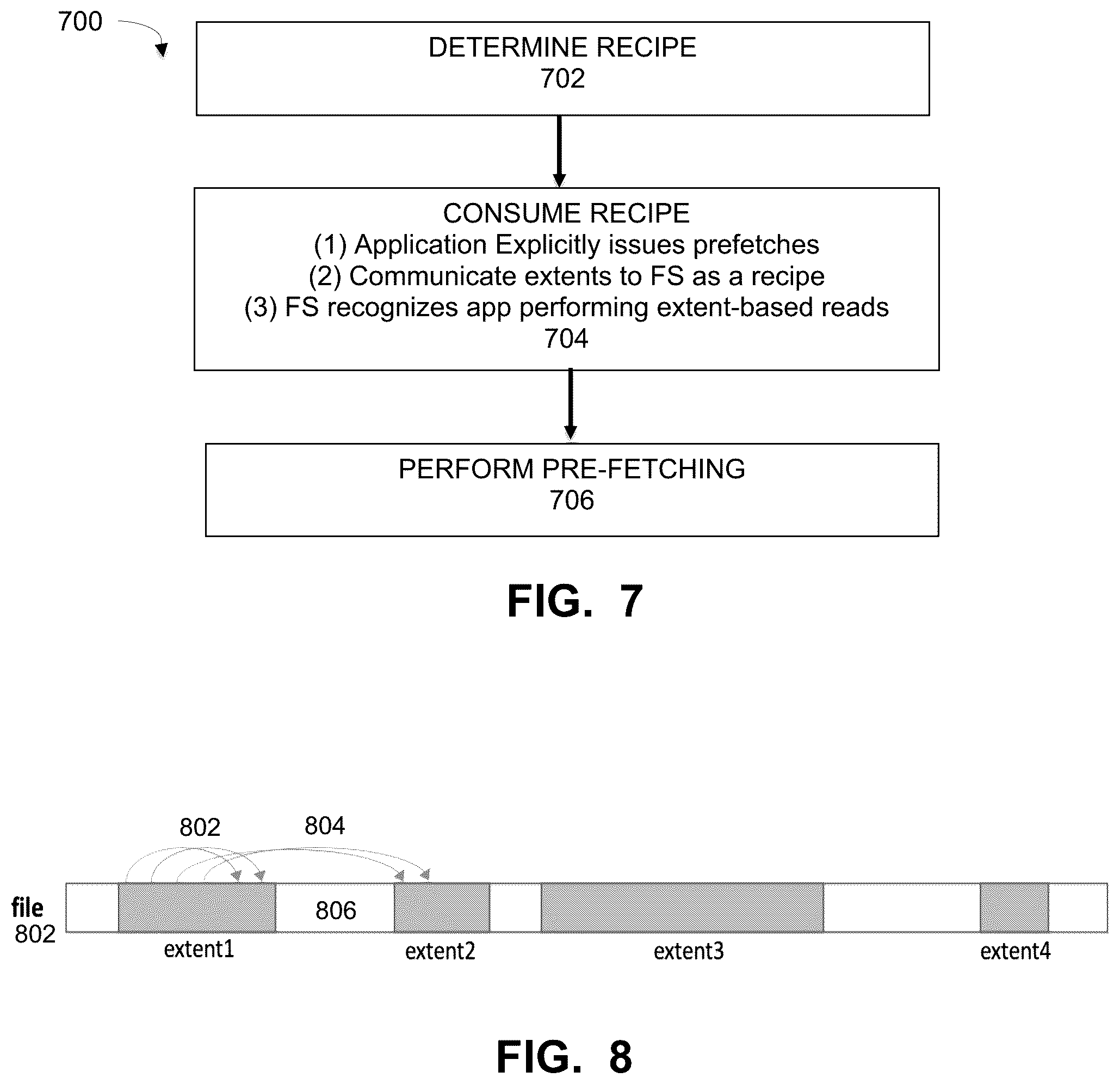 Patent US12455859 Figure 4 – Extent restore performance using smart prefetching