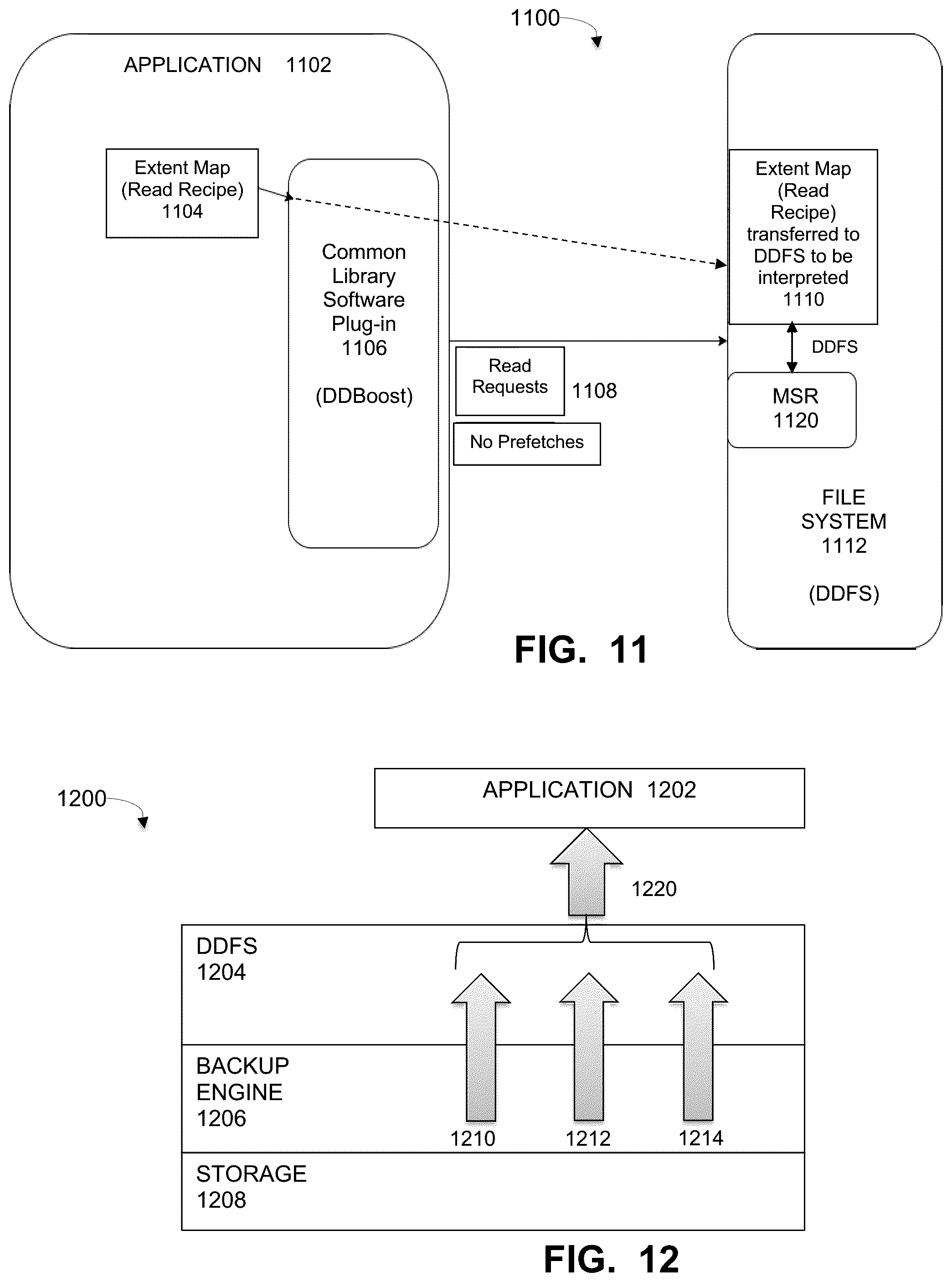 Patent US12455859 Figure 6 – Extent restore performance using smart prefetching