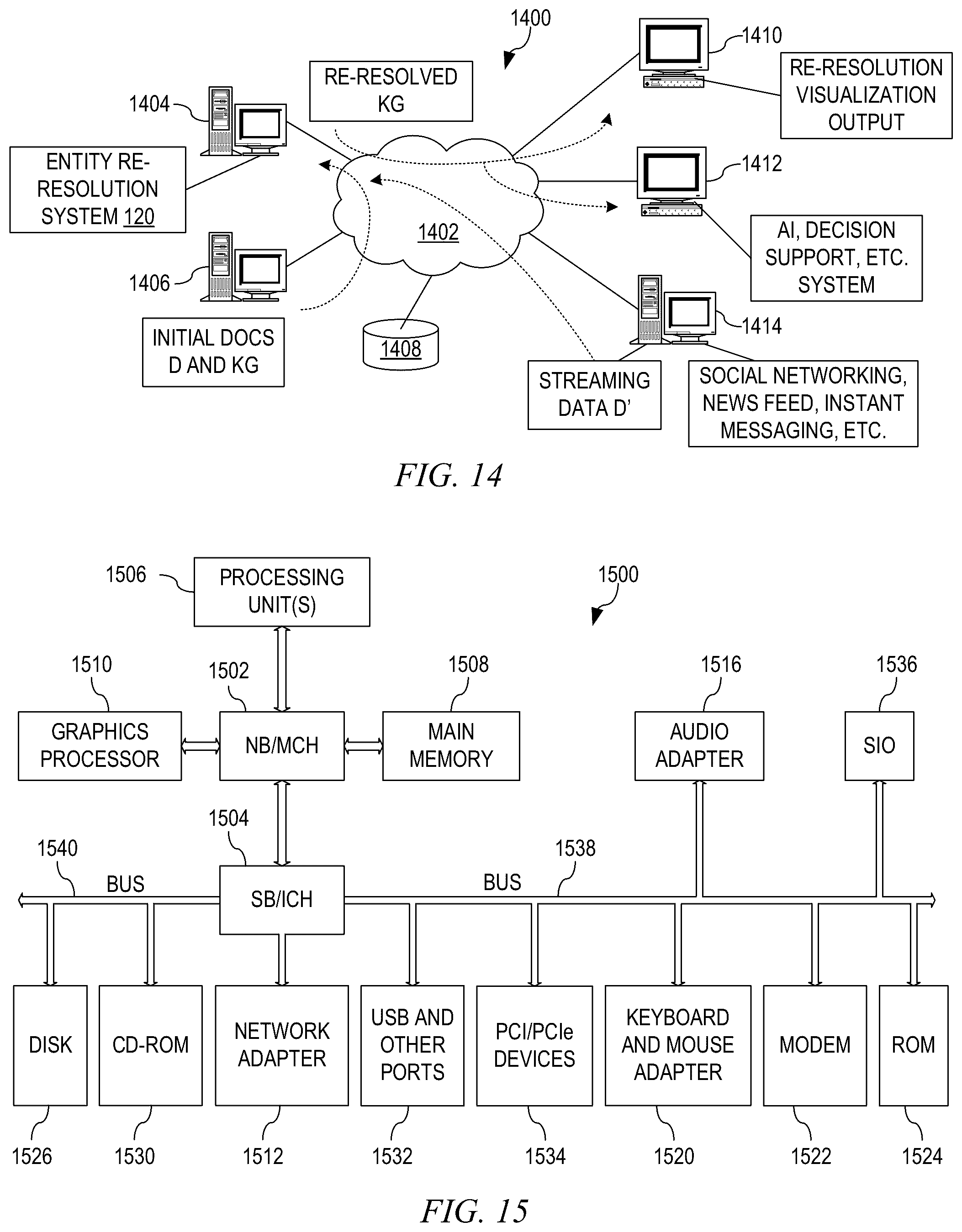 Patent US12455915 Figure 14 – Distributed entity re-resolution based on streaming updates