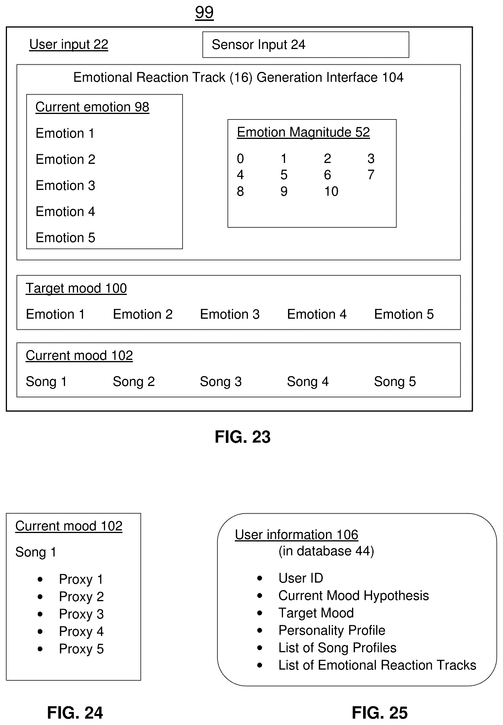 Patent US12455921 Figure 16 – Mood-altering music recommendation system based on emotional reactions to entertainment
