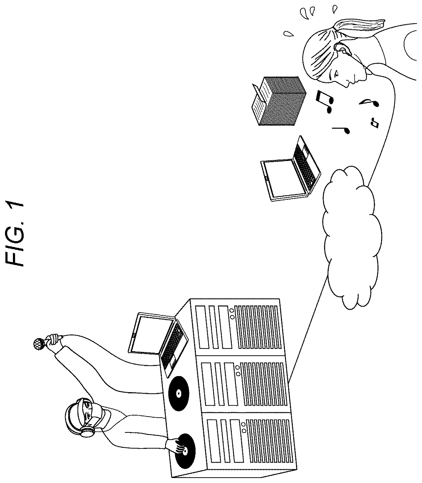 Patent US12455922 Figure 1 – Content providing system, content providing method, and storage medium