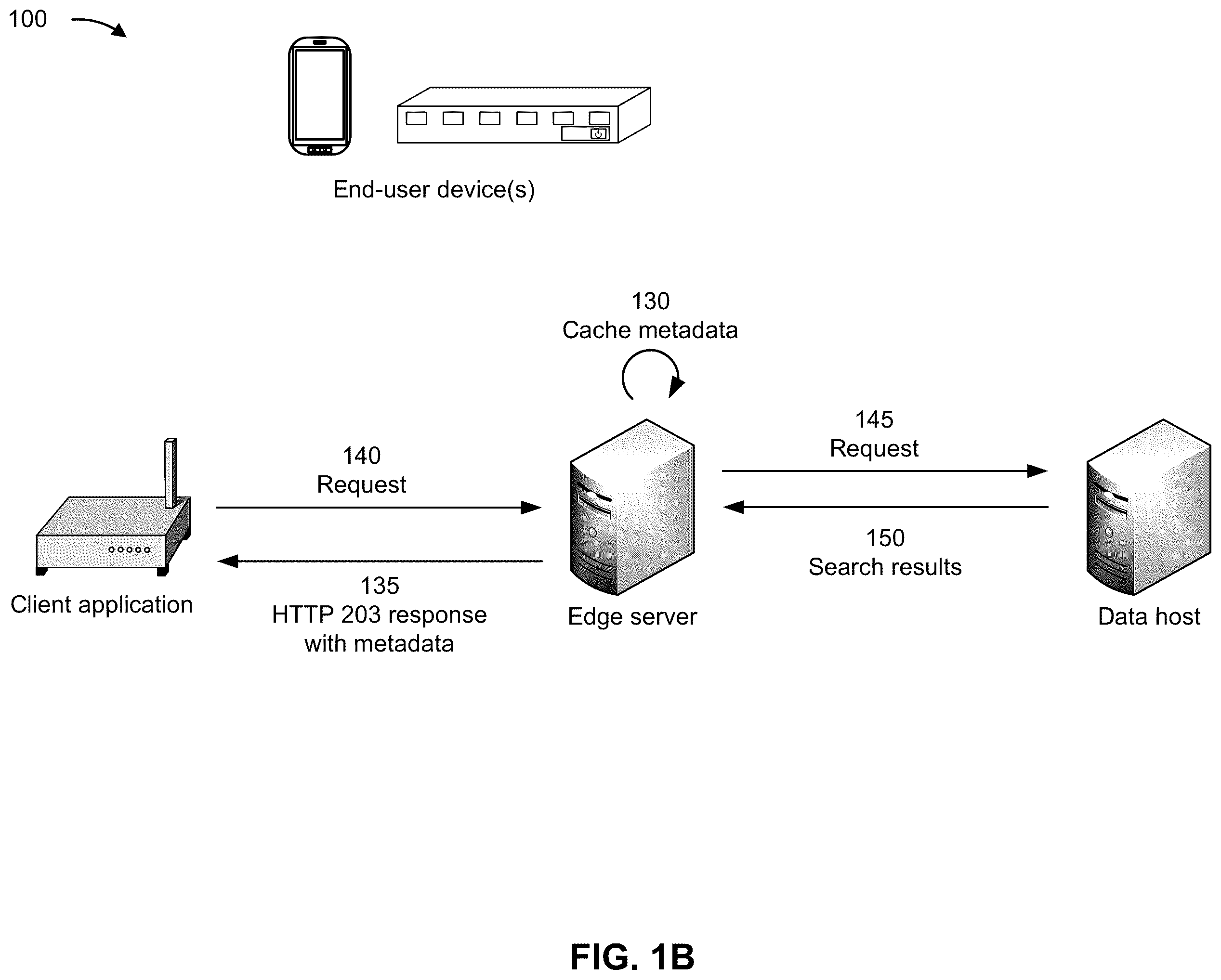 Patent US12455935 Figure 2 – Determining caching strategy for search results