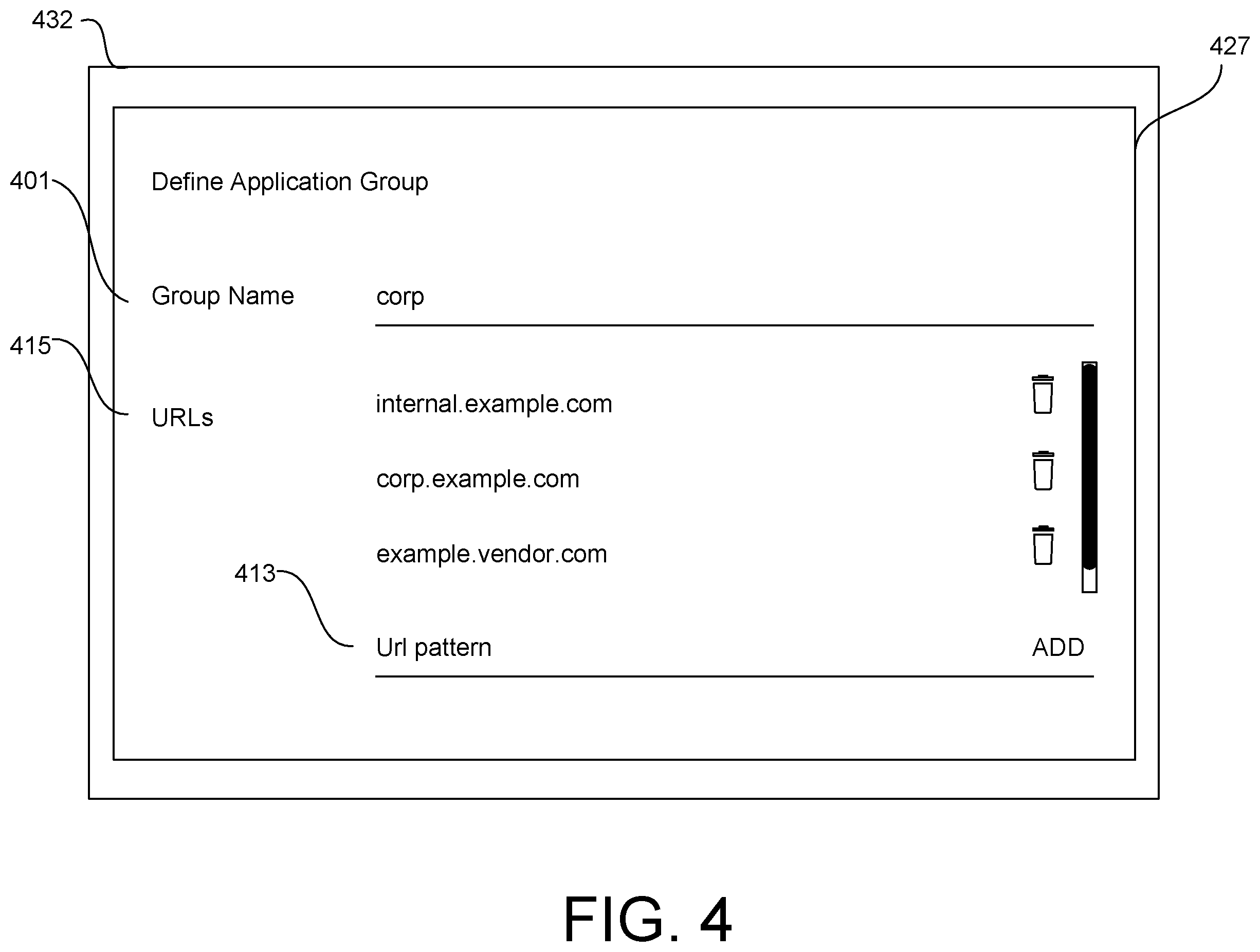 Patent US12455971 Figure 13 – Application groups for enforcing data transfer controls