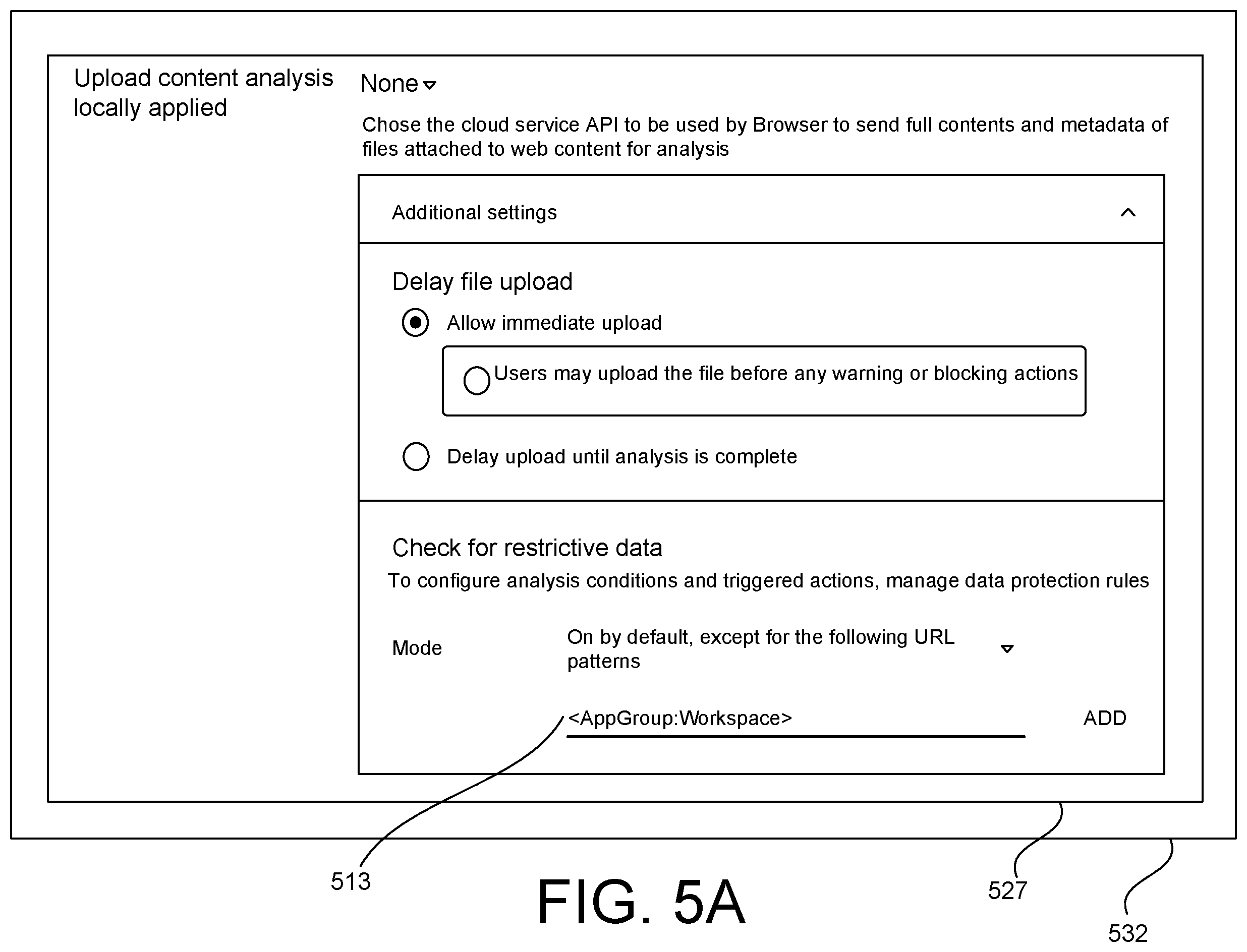 Patent US12455971 Figure 14 – Application groups for enforcing data transfer controls