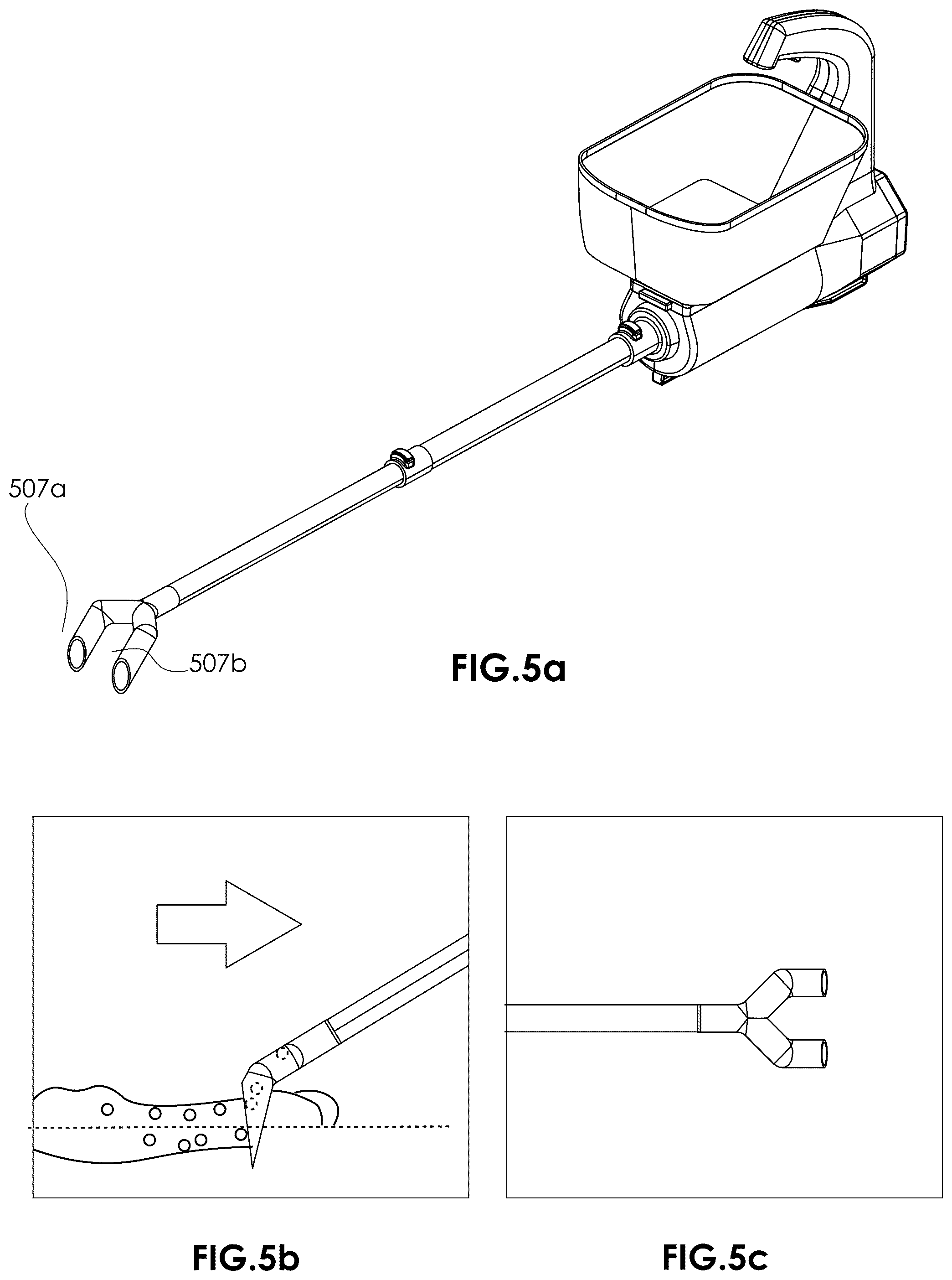 Patent US12457919 Figure 5 – Motorized material dispensing gardening apparatus