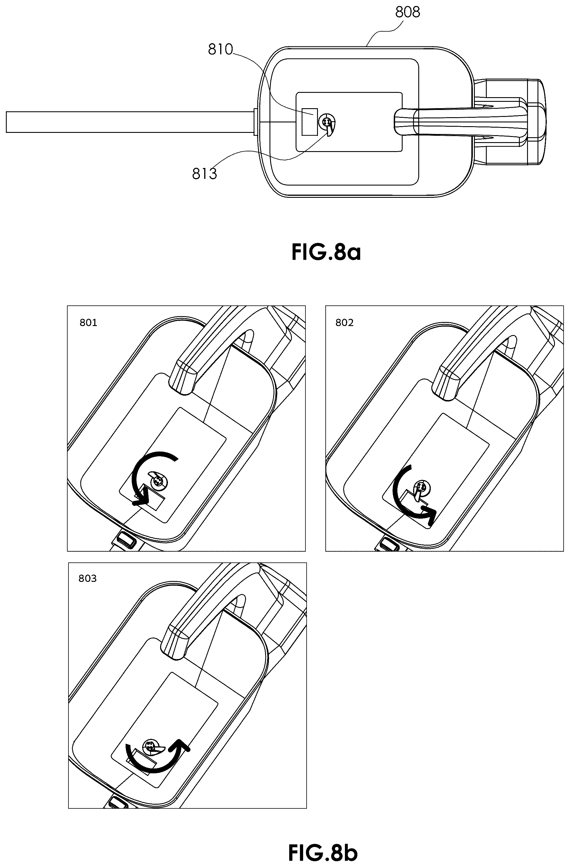 Patent US12457919 Figure 8 – Motorized material dispensing gardening apparatus