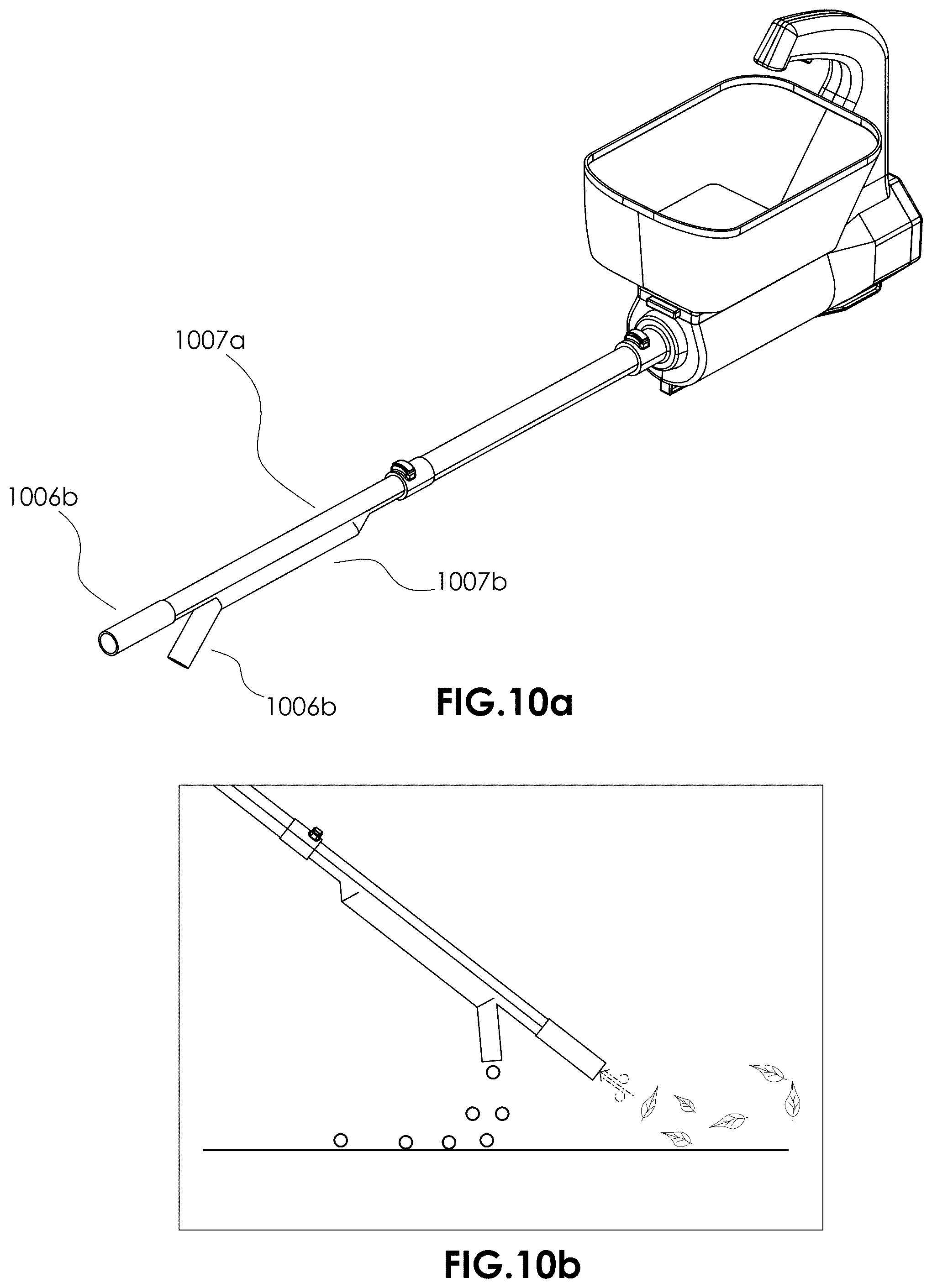 Patent US12457919 Figure 10 – Motorized material dispensing gardening apparatus