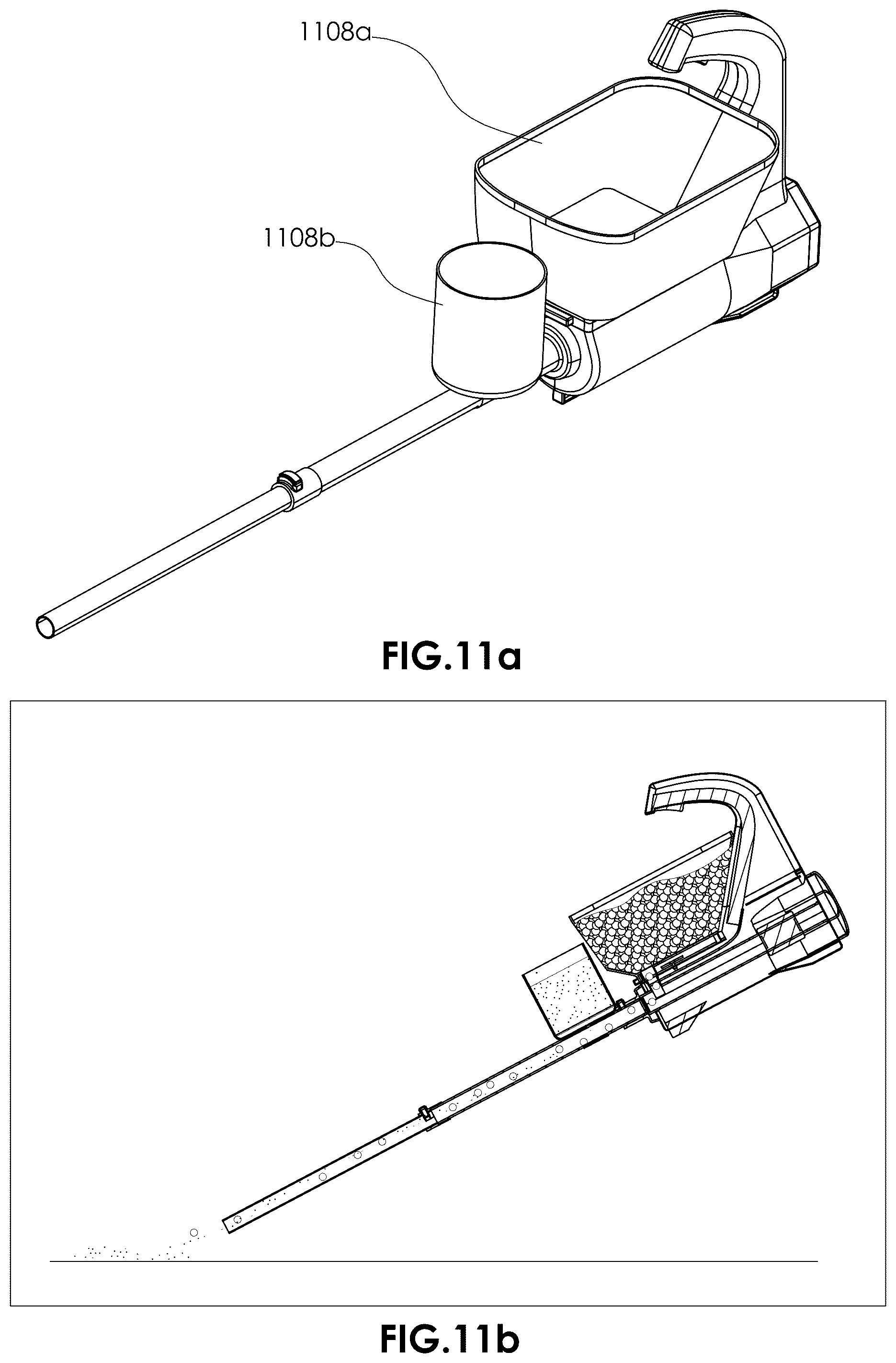 Patent US12457919 Figure 11 – Motorized material dispensing gardening apparatus