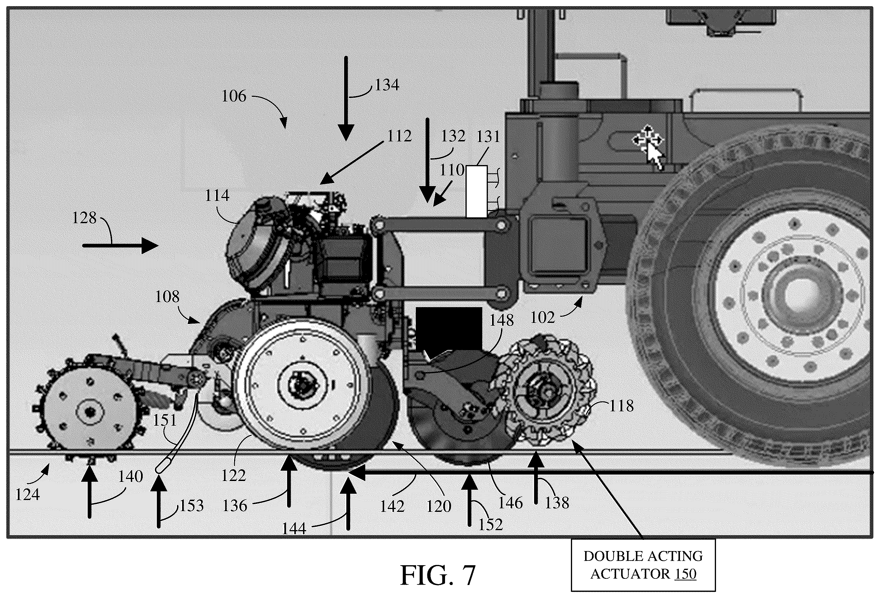 Patent US12457921 Figure 7 – Controlling components of row unit based on soil strength