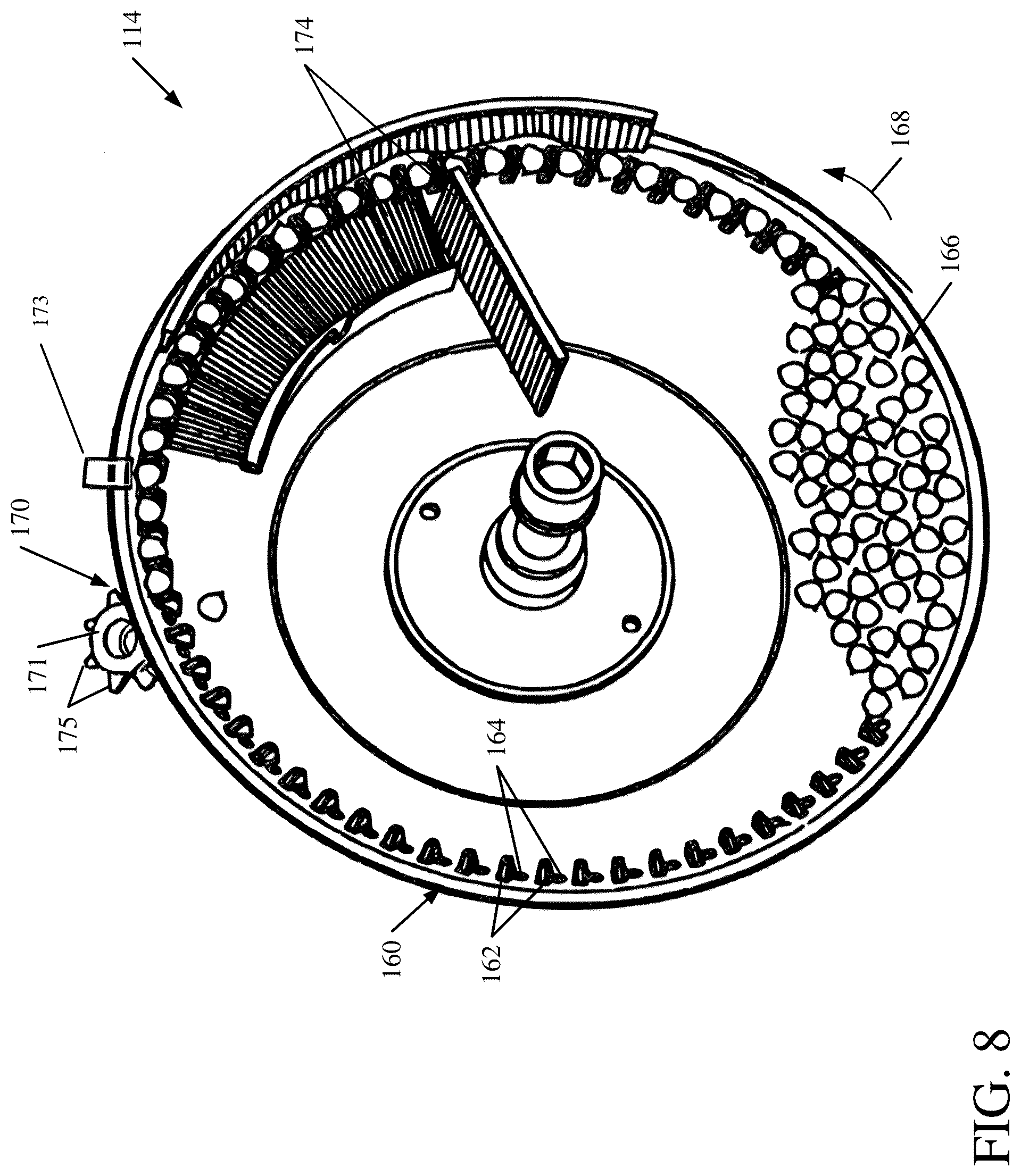 Patent US12457921 Figure 8 – Controlling components of row unit based on soil strength