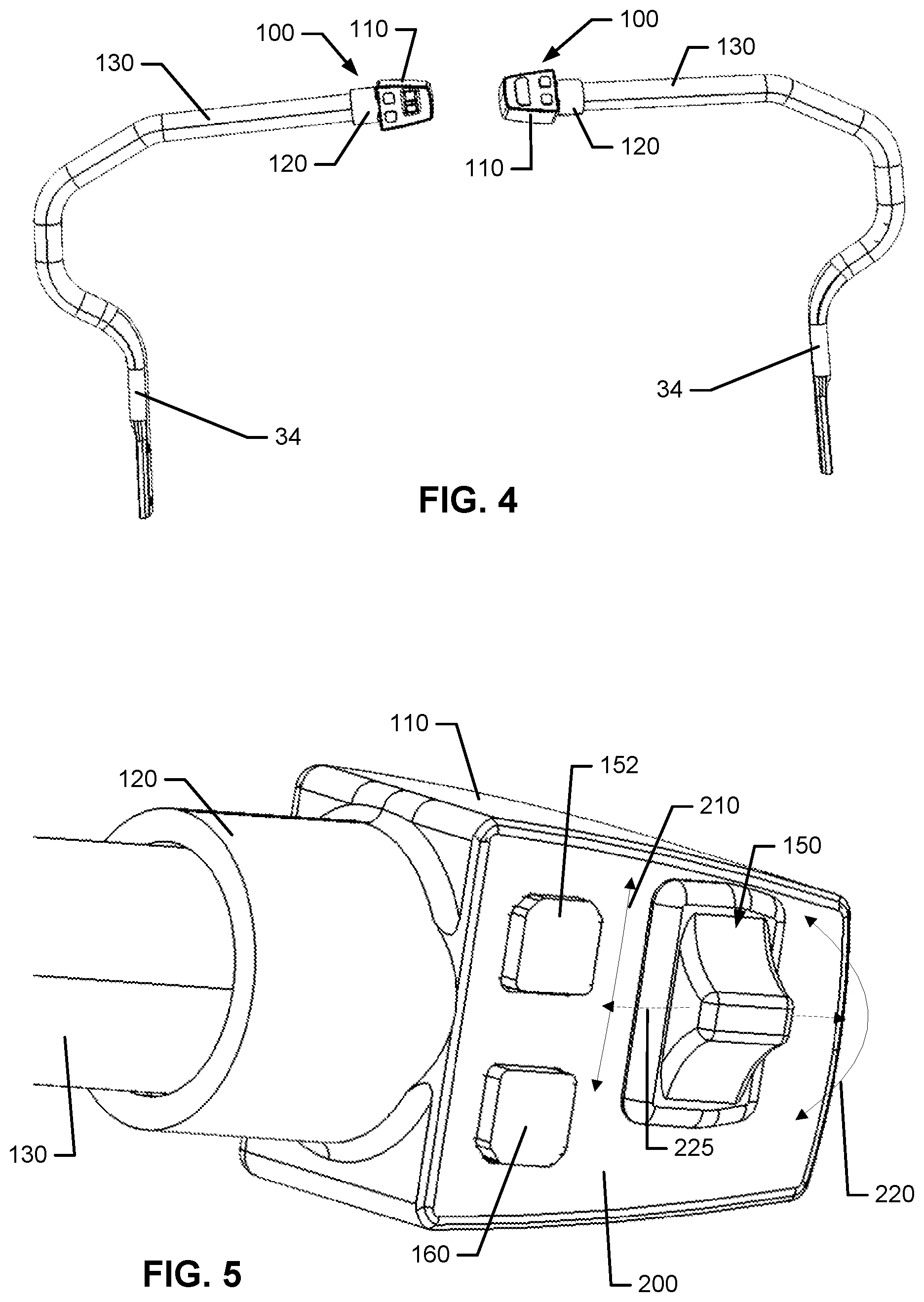 Patent US12457922 Figure 6 – Lawn care vehicle with heads up mower controls