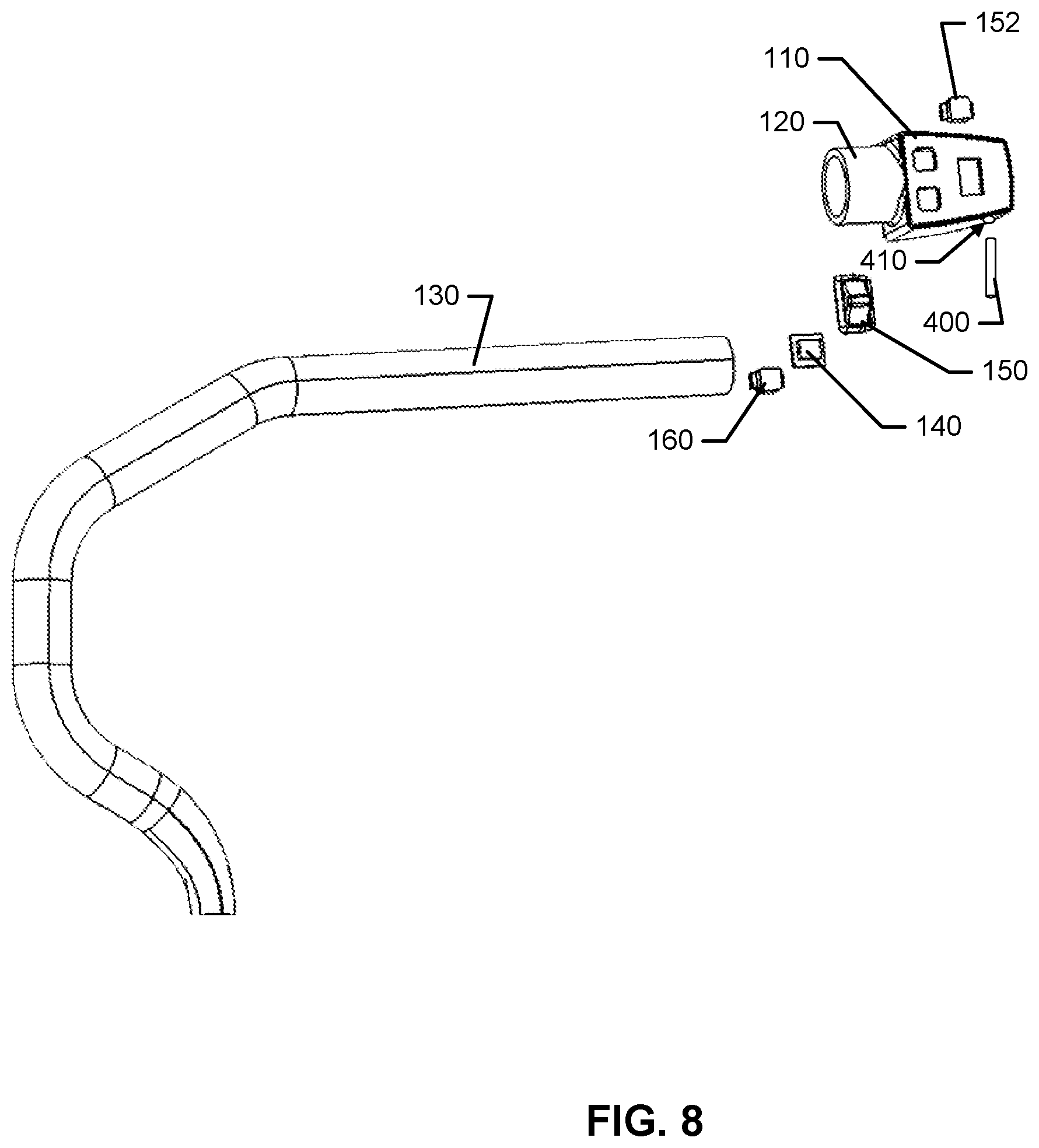 Patent US12457922 Figure 8 – Lawn care vehicle with heads up mower controls