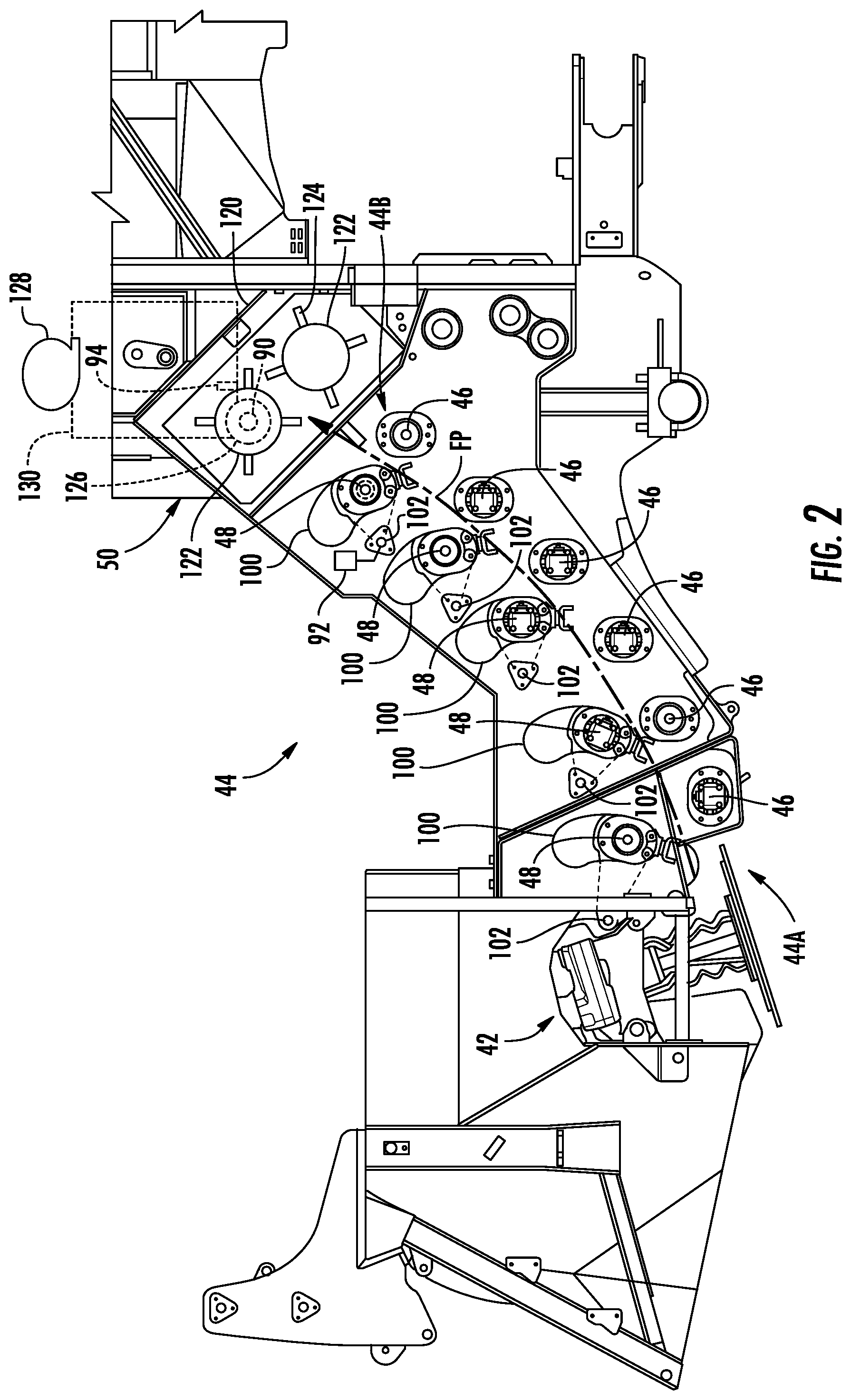 Patent US12457923 Figure 2 – System and method for estimating crop yield for an agricultural harvester using a machine-learned model