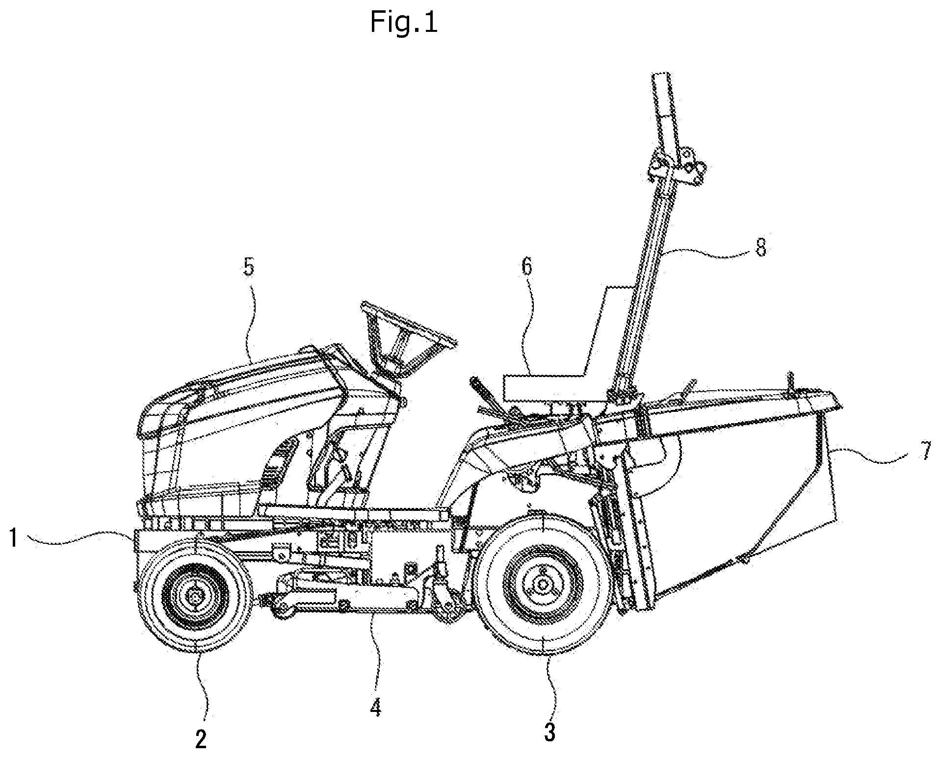 Patent US12457927 — Electric work vehicle drive arrangement — Figure 1