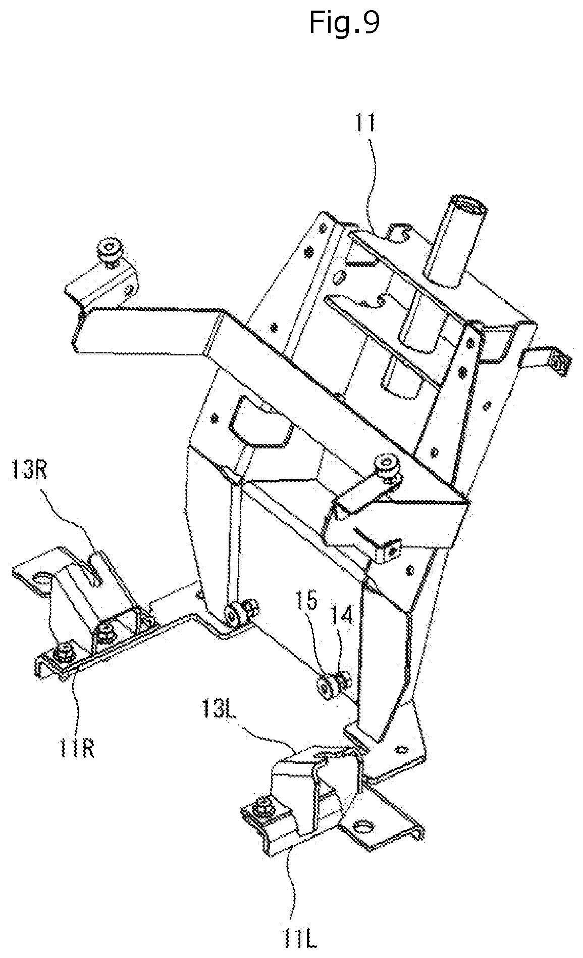 Patent US12457927 Figure 9 – Electric work vehicle drive arrangement