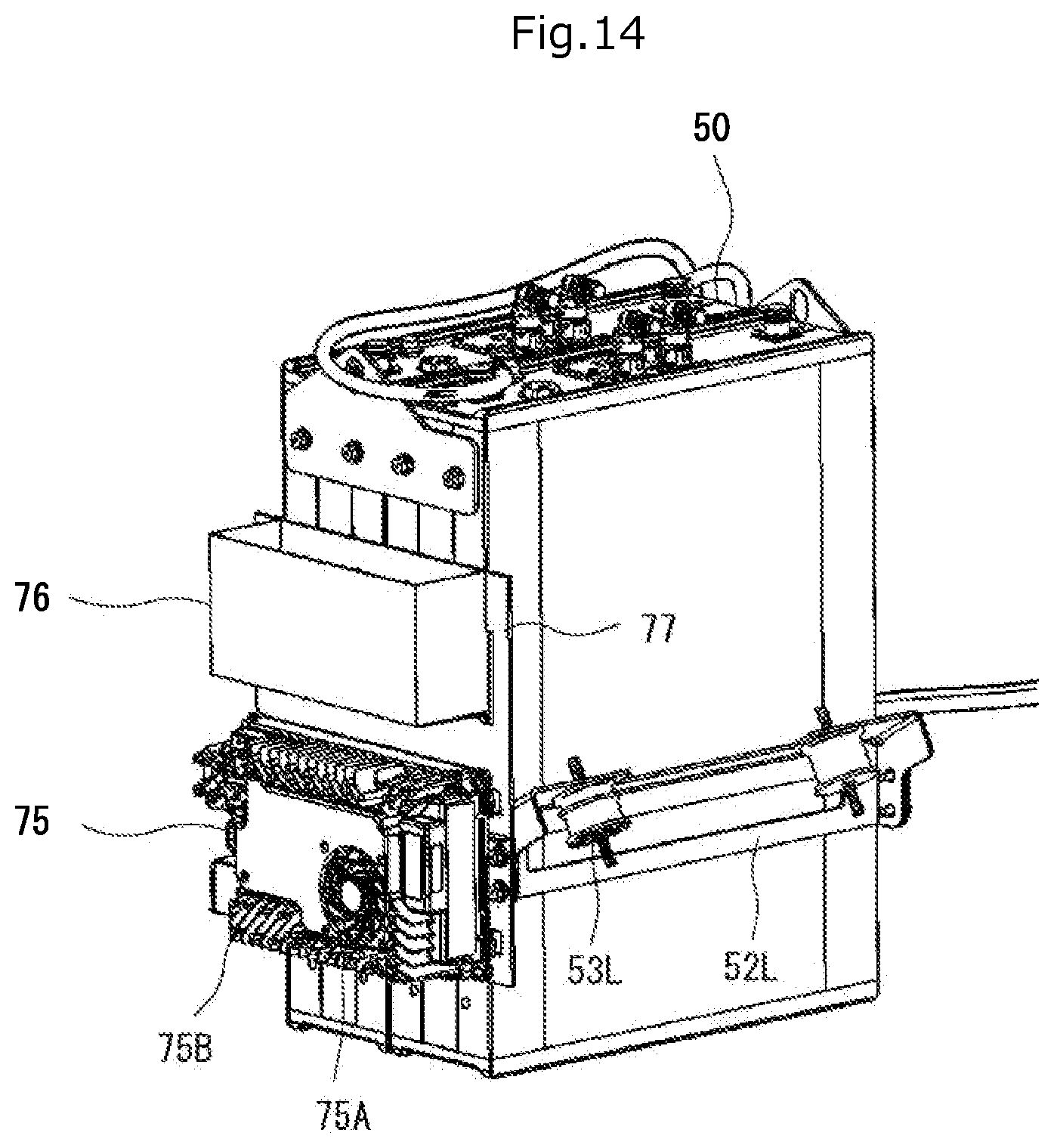 Patent US12457927 Figure 14 – Electric work vehicle drive arrangement