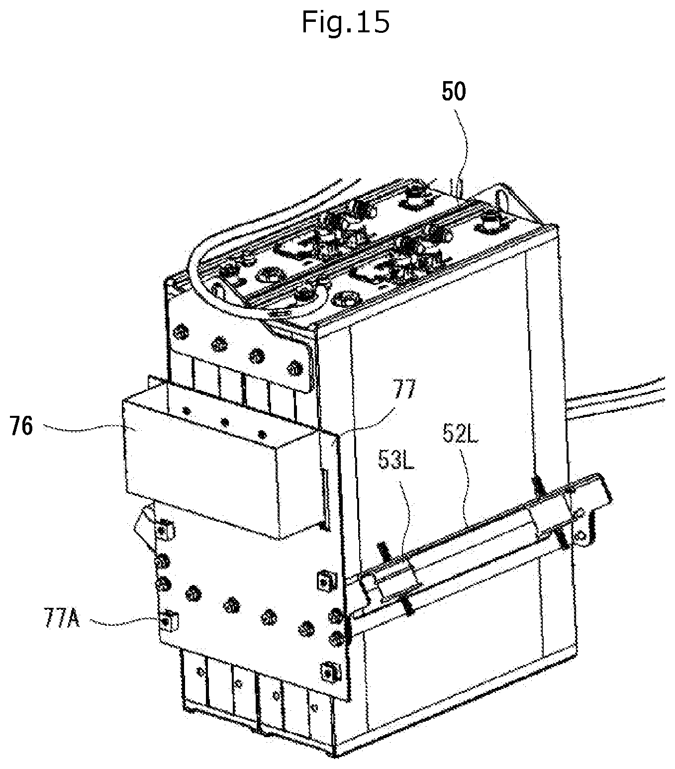 Patent US12457927 Figure 15 – Electric work vehicle drive arrangement