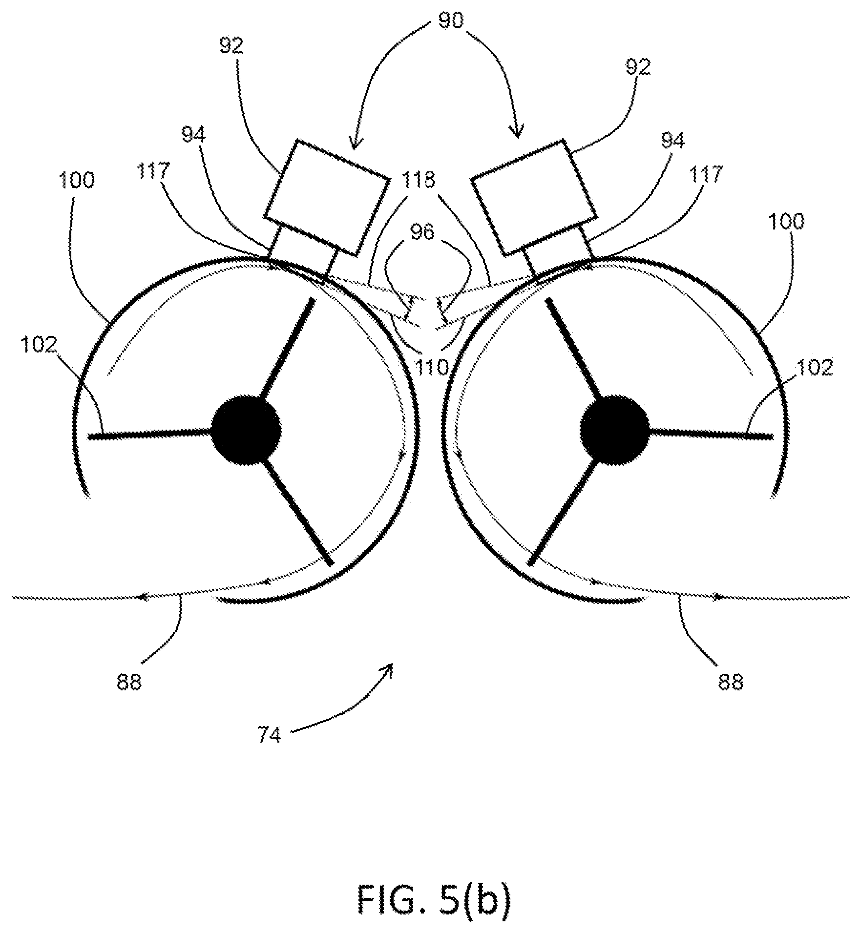 Patent US12457930 Figure 6 – Combine harvester with tilted crop material sensor arrangement