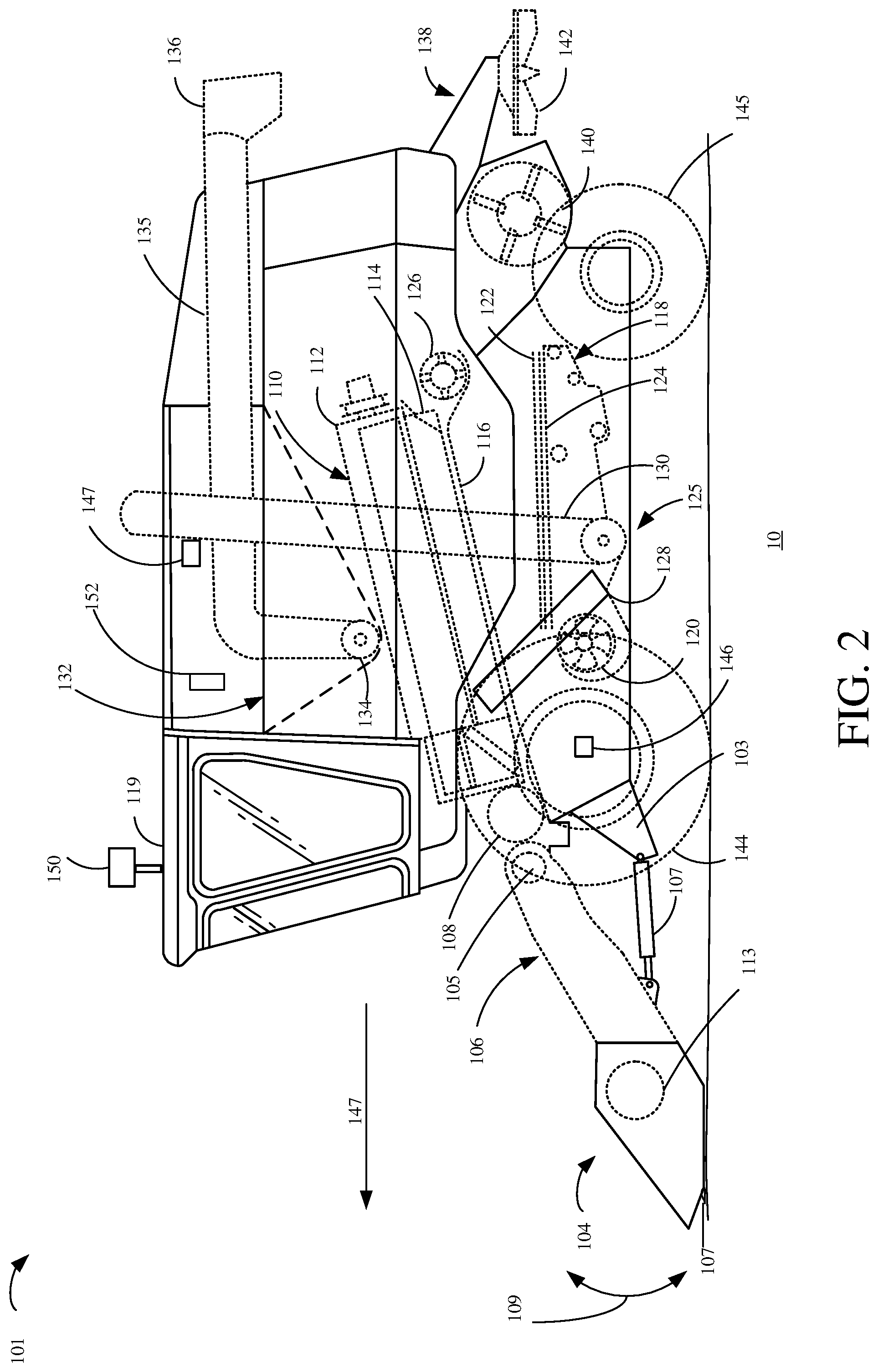 Patent US12457933 Figure 2 – Systems and methods for initial harvest path prediction and control