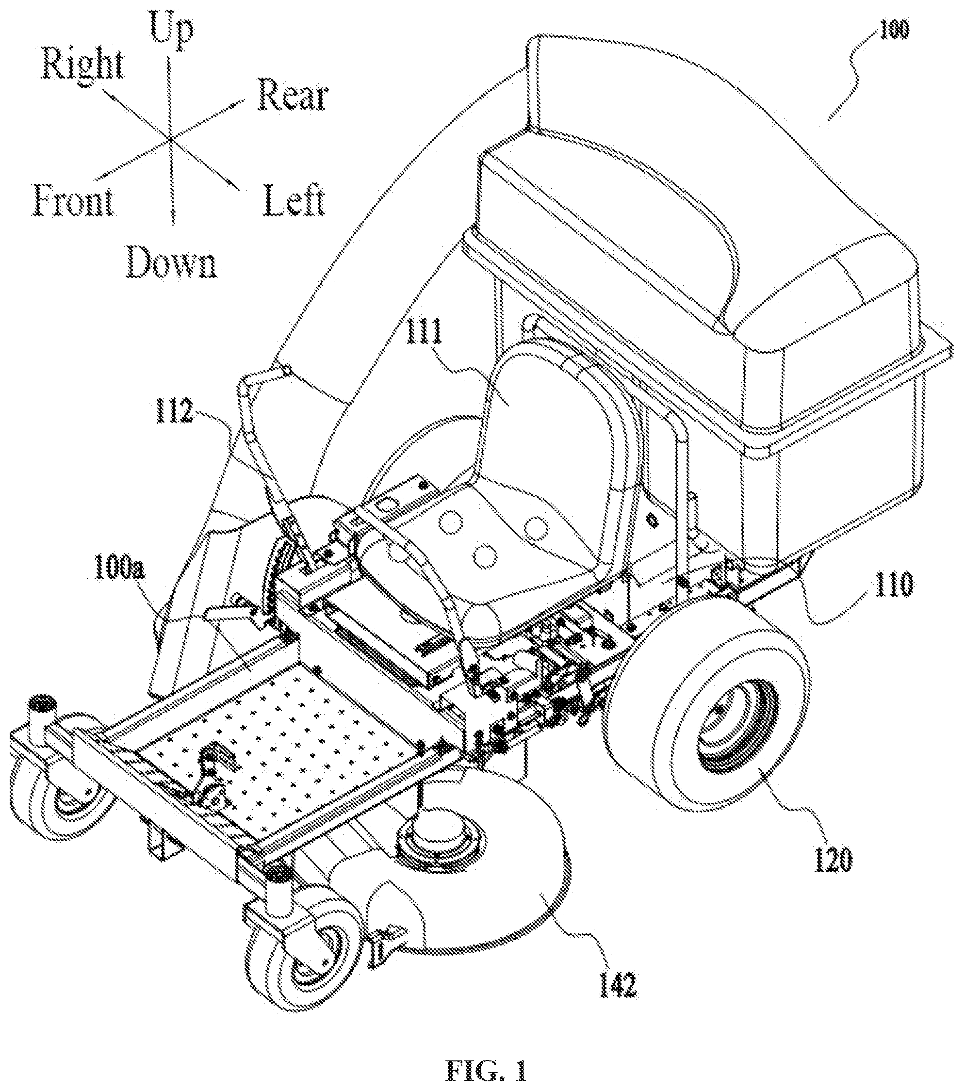 Patent US12457938 Figure 1 – Outdoor moving device
