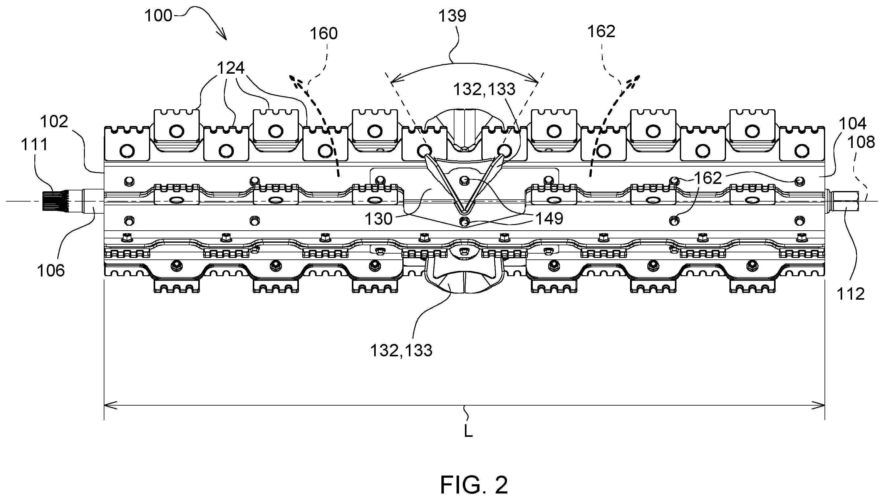 Patent US12457939 Figure 2 – Feed accelerator for an agricultural harvester