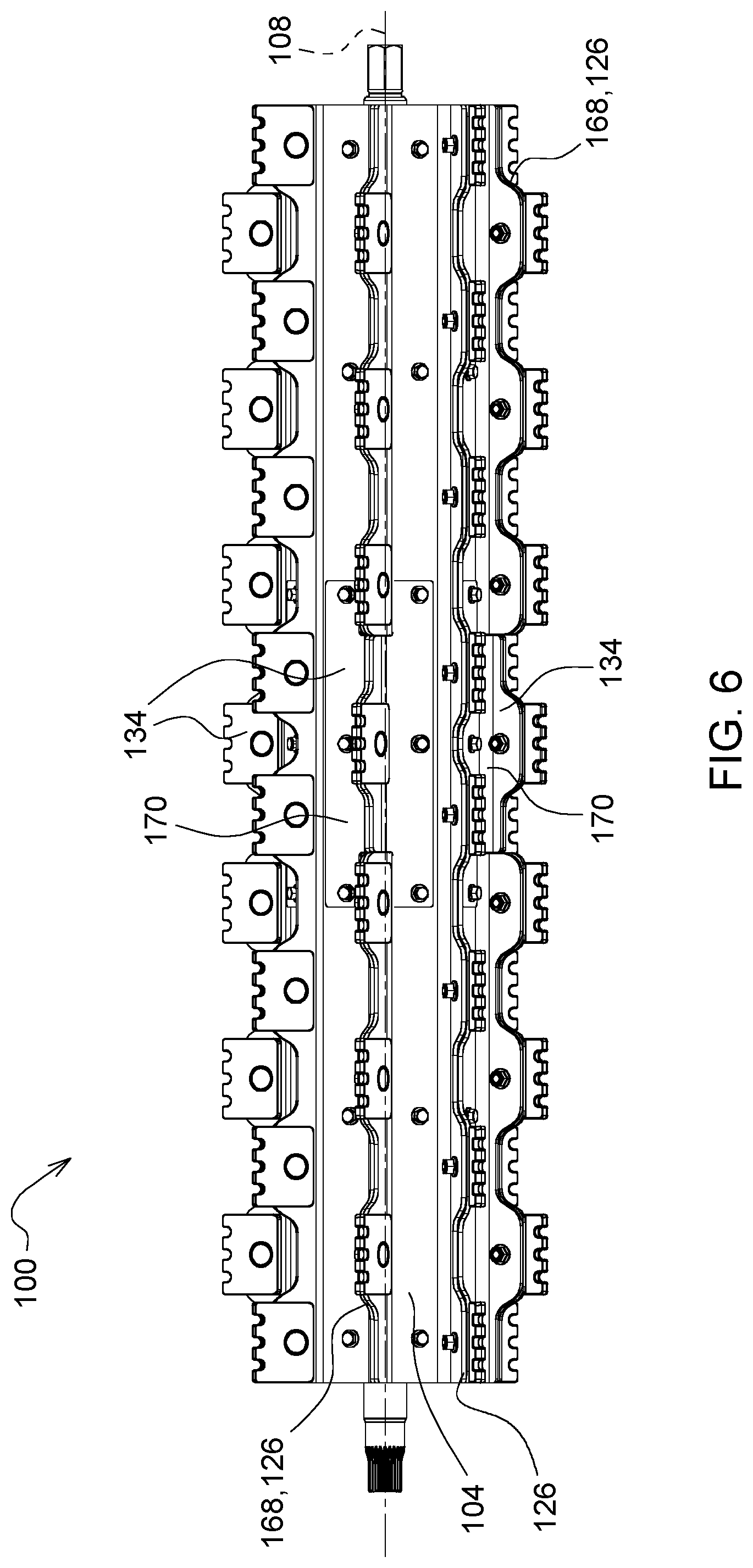 Patent US12457939 Figure 6 – Feed accelerator for an agricultural harvester