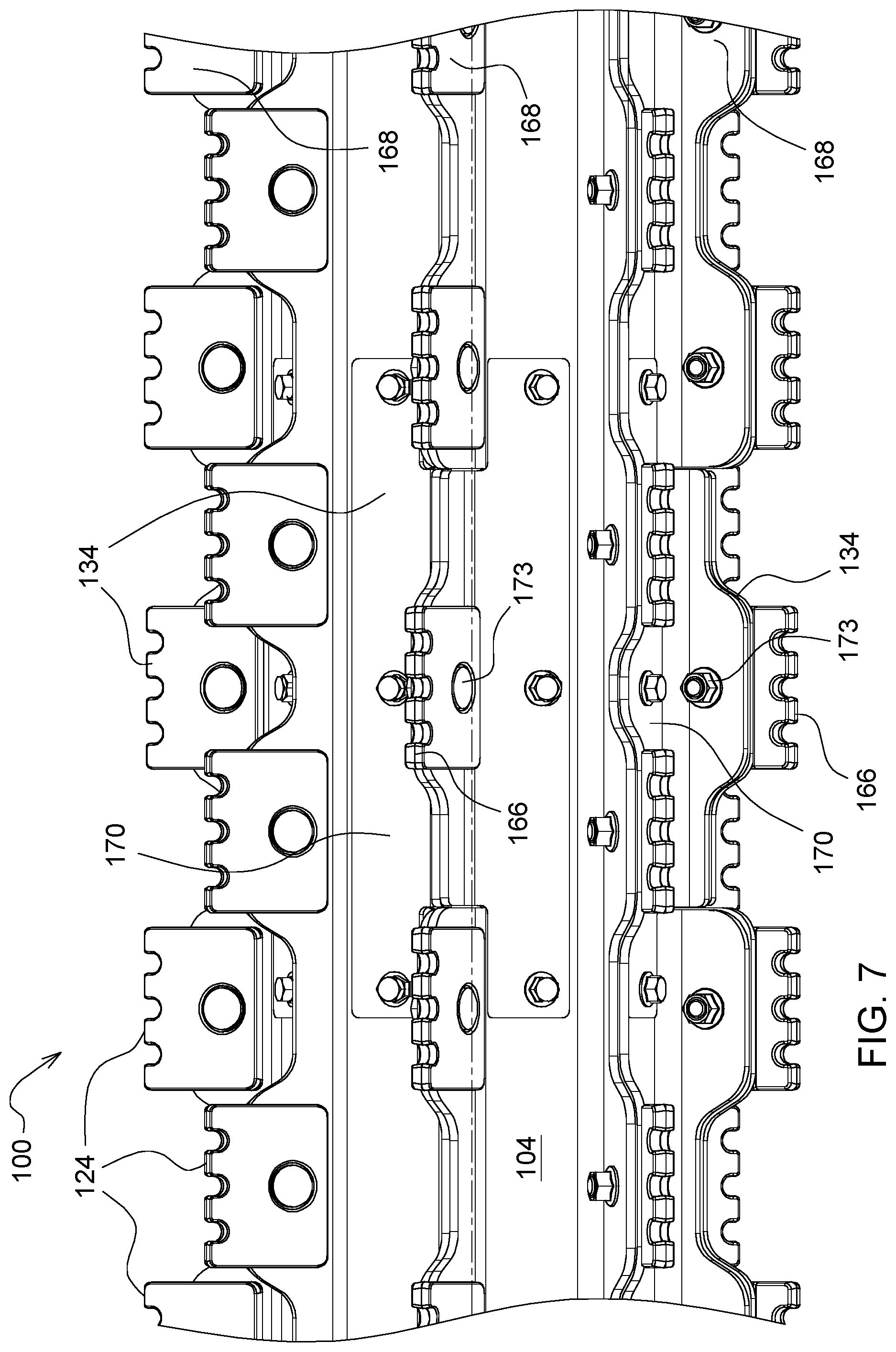 Patent US12457939 Figure 7 – Feed accelerator for an agricultural harvester