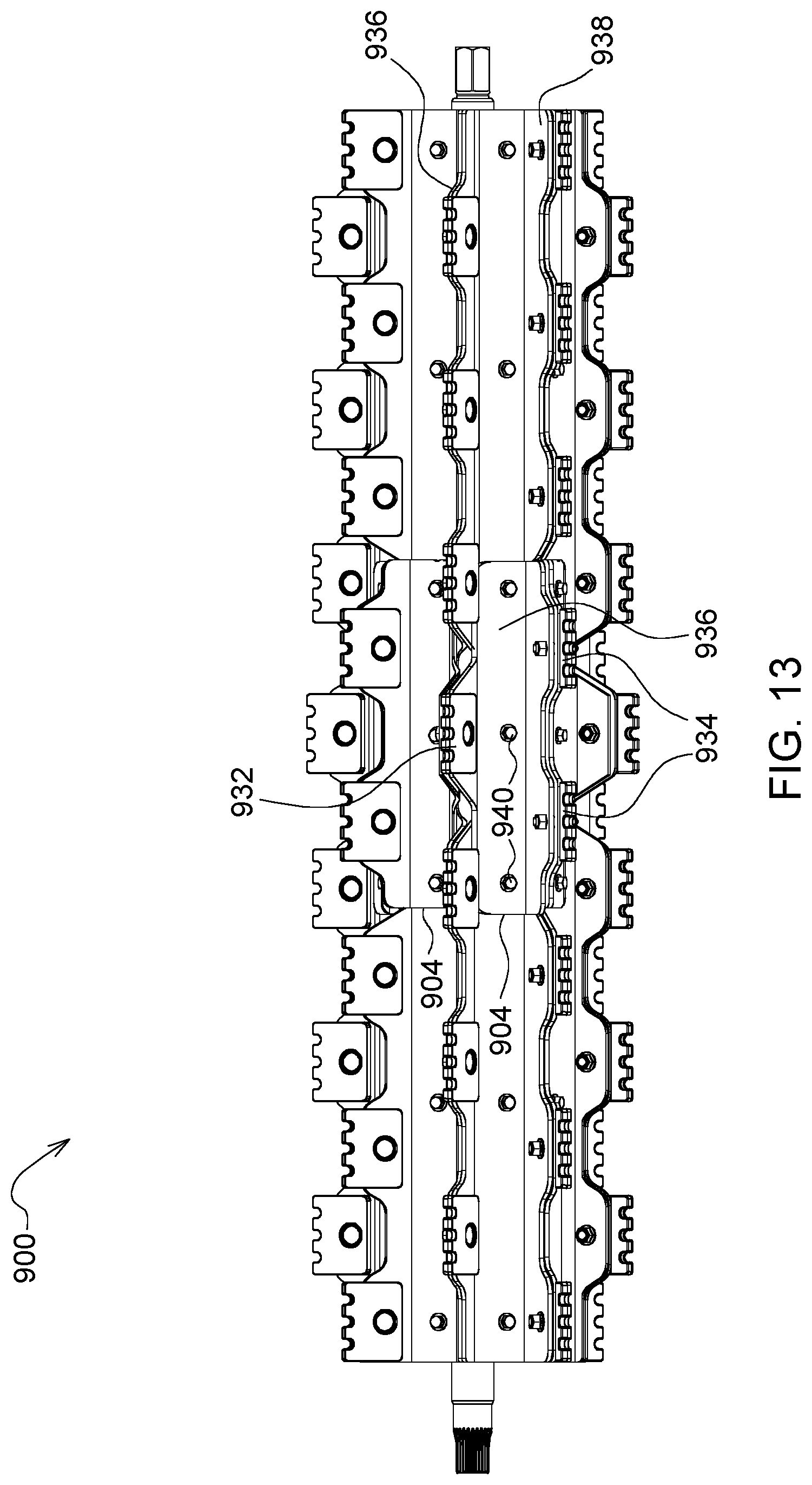 Patent US12457939 Figure 13 – Feed accelerator for an agricultural harvester