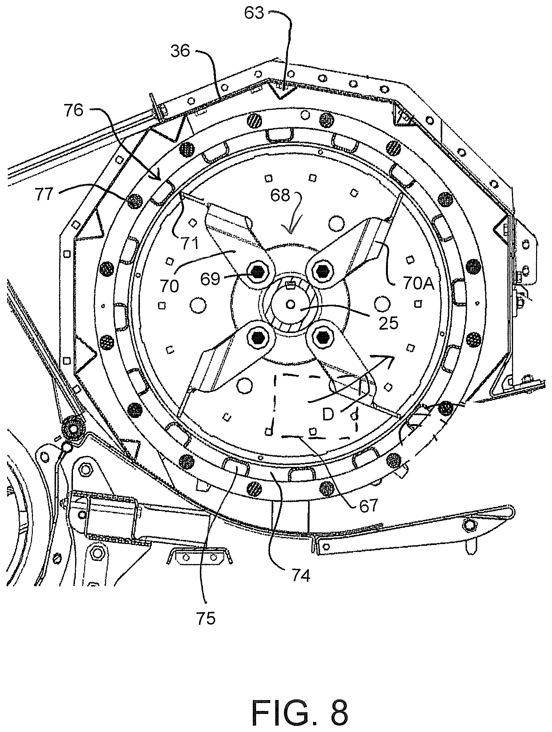 Patent US12457940 Figure 8 – Weed seed destruction