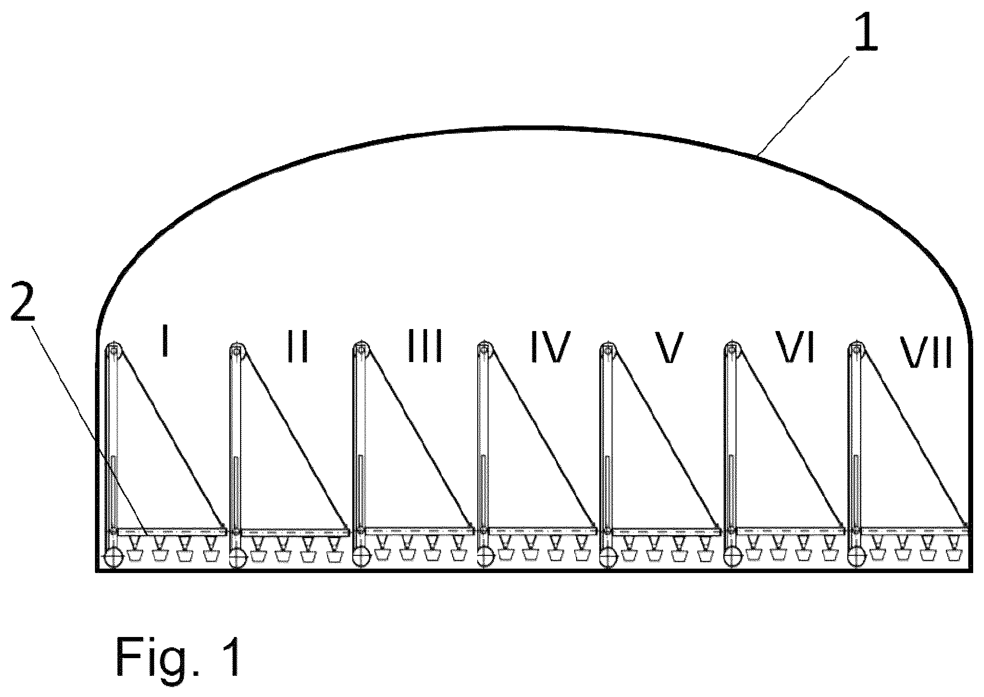 Patent US12457944 Figure 1 – Transformable greenhouse system