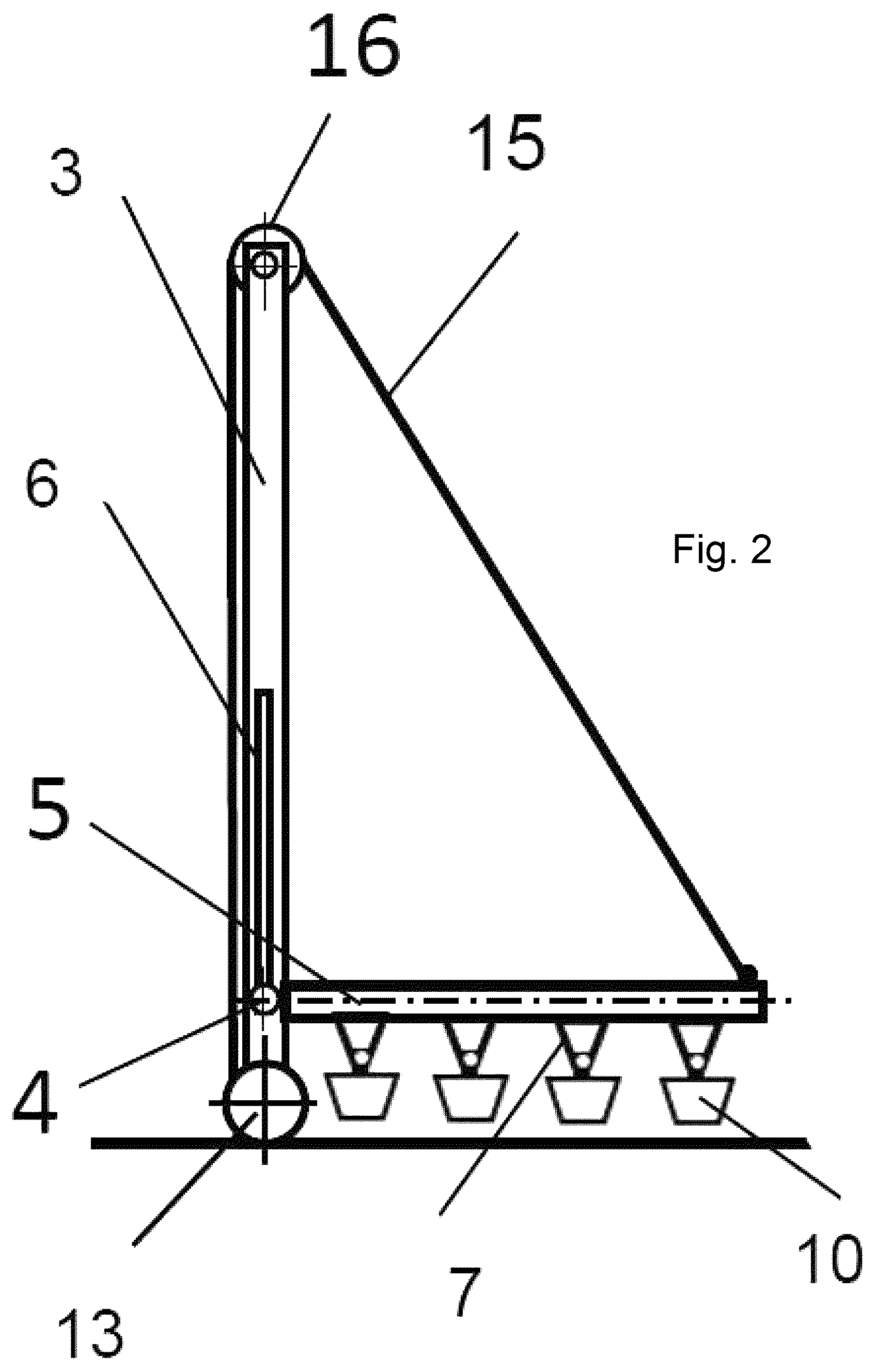 Patent US12457944 Figure 2 – Transformable greenhouse system