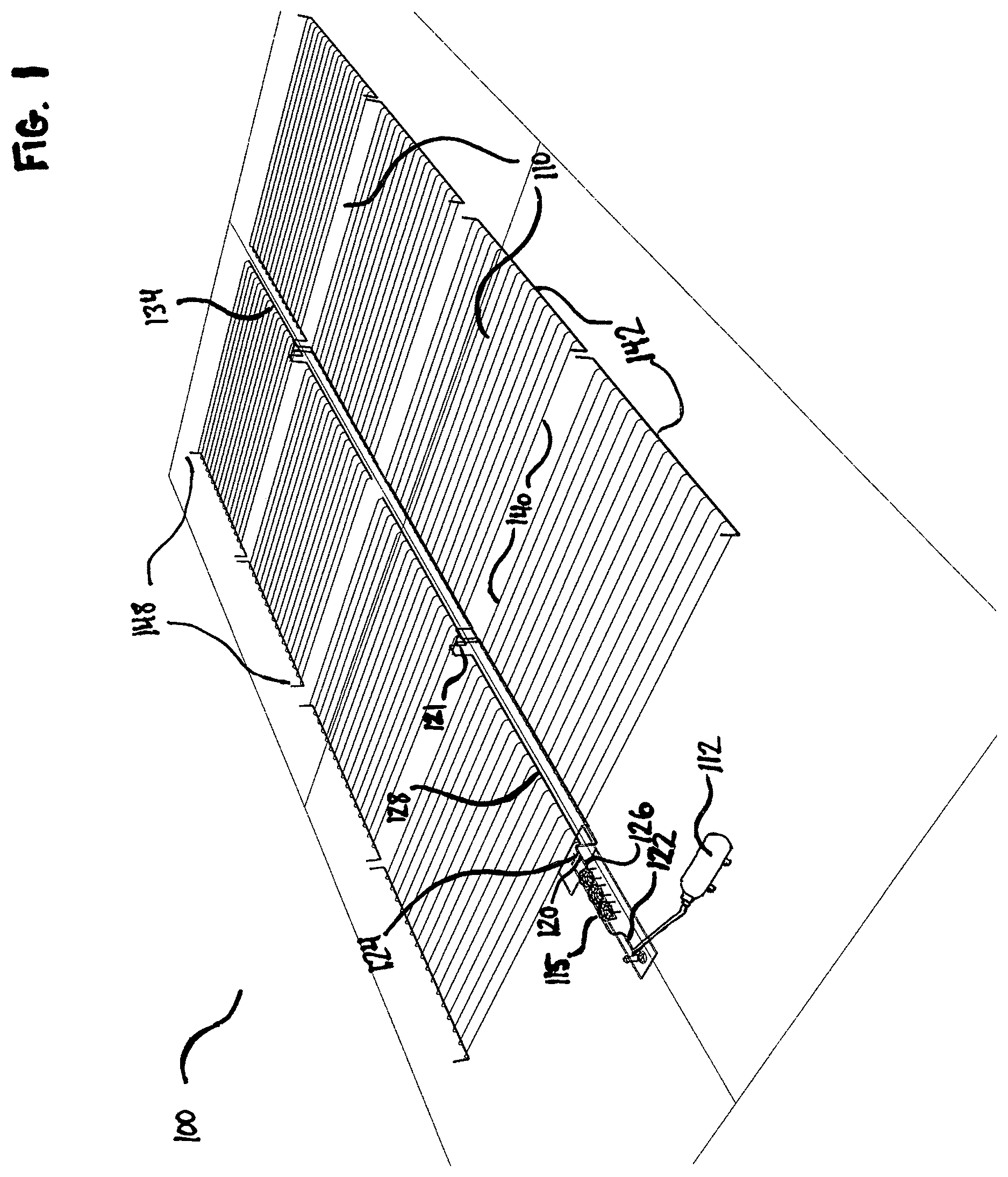 Patent US12457945 Figure 1 – Field drying method using subsurface irrigation systems