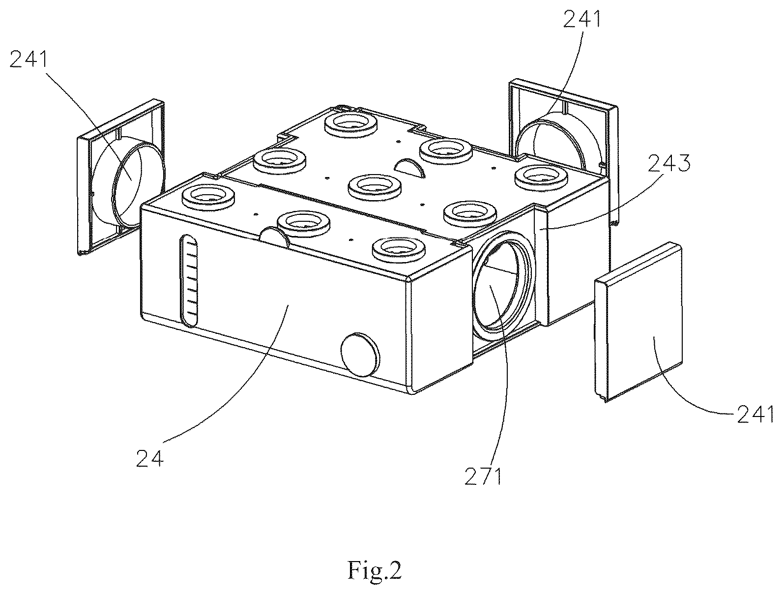 Patent US12457949 Figure 2 – Planting machine