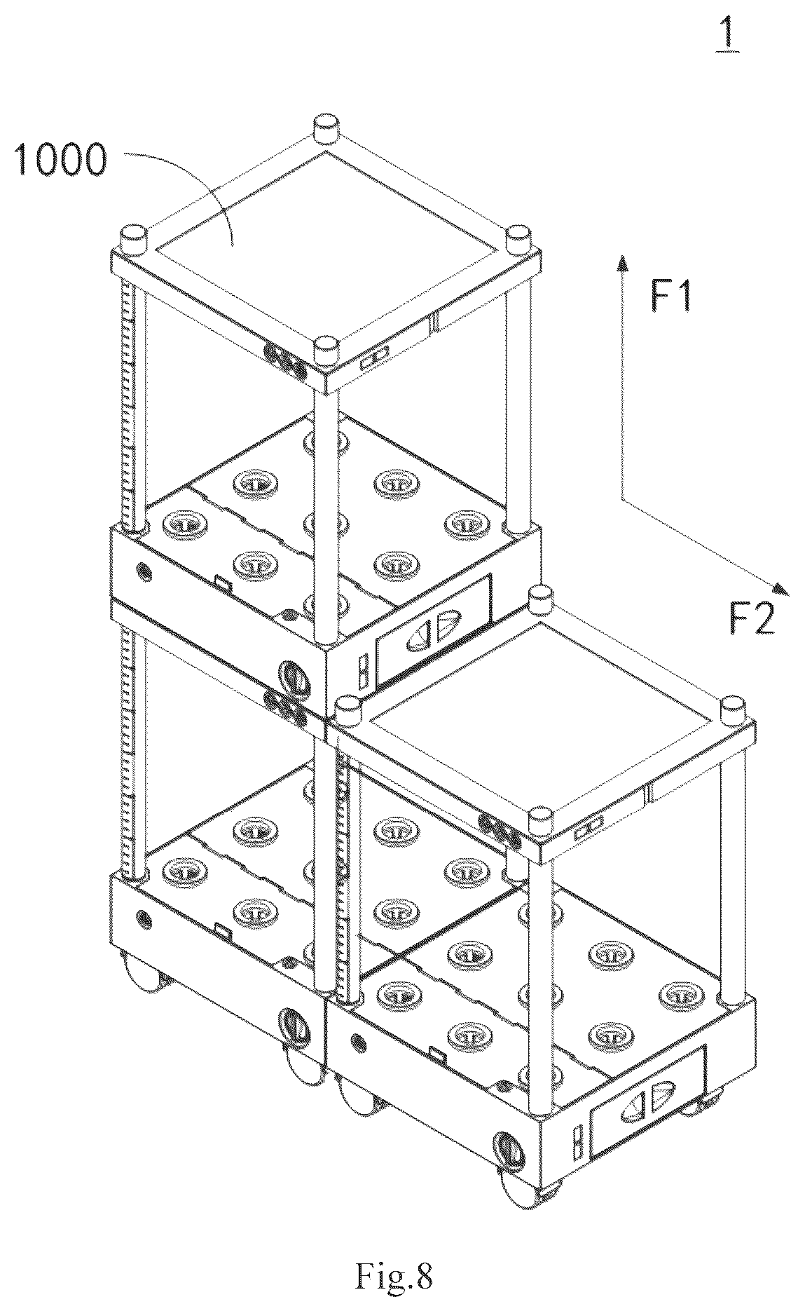 Patent US12457949 Figure 8 – Planting machine