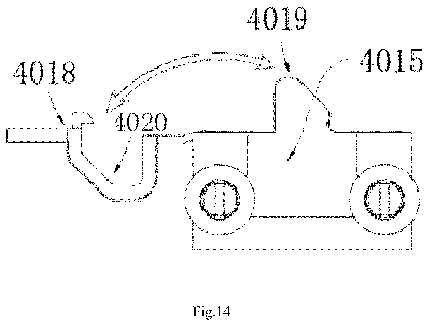 Patent US12457990 Figure 13 – Device for cleaning pet feces automatically and intelligently
