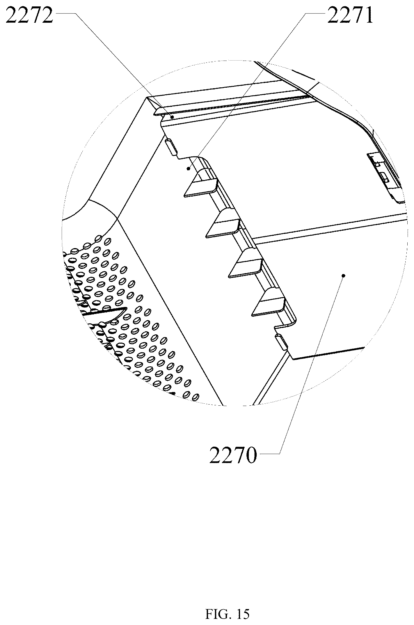 Patent US12457991 Figure 15 – Cat litter basin convenient for cleaning