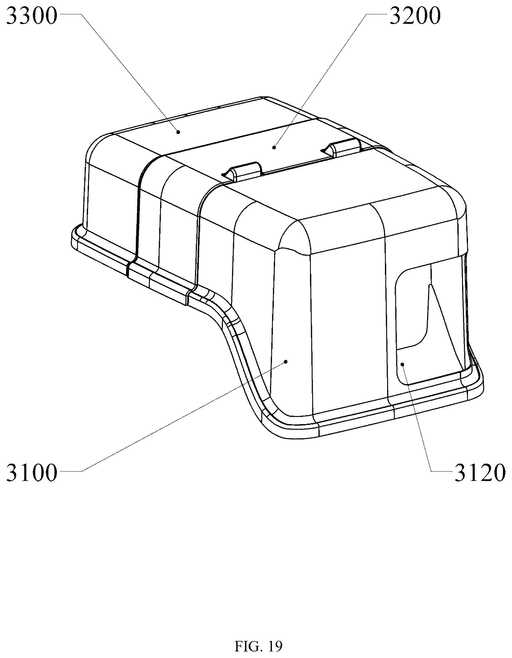 Patent US12457991 Figure 19 – Cat litter basin convenient for cleaning