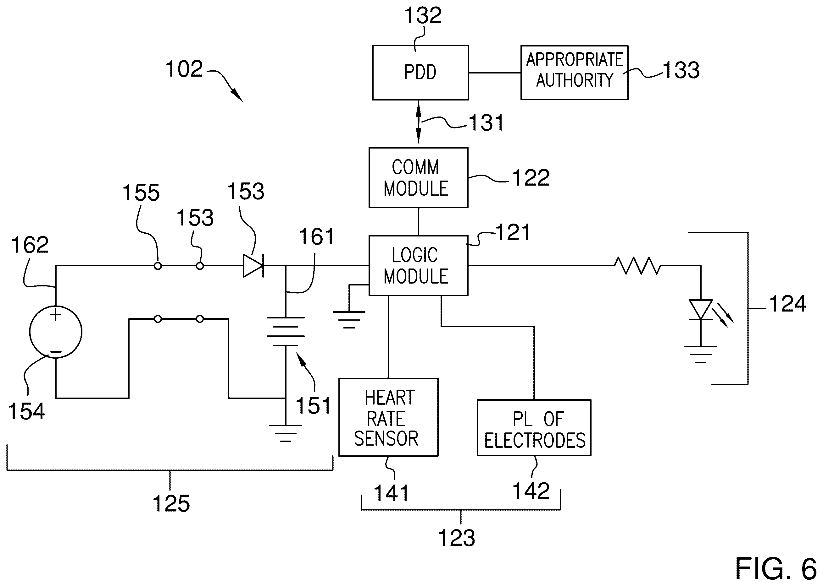 Patent US12457996 Figure 5 – Pet collar with potty-sensing capability