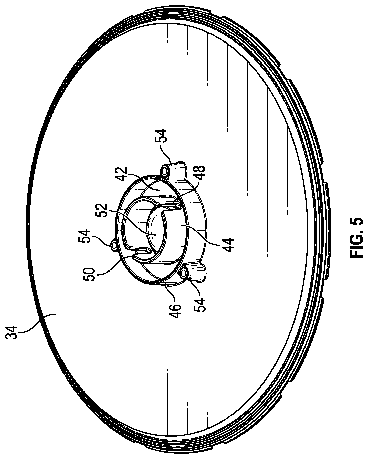 Patent US12457997 Figure 5 – Poultry brooder