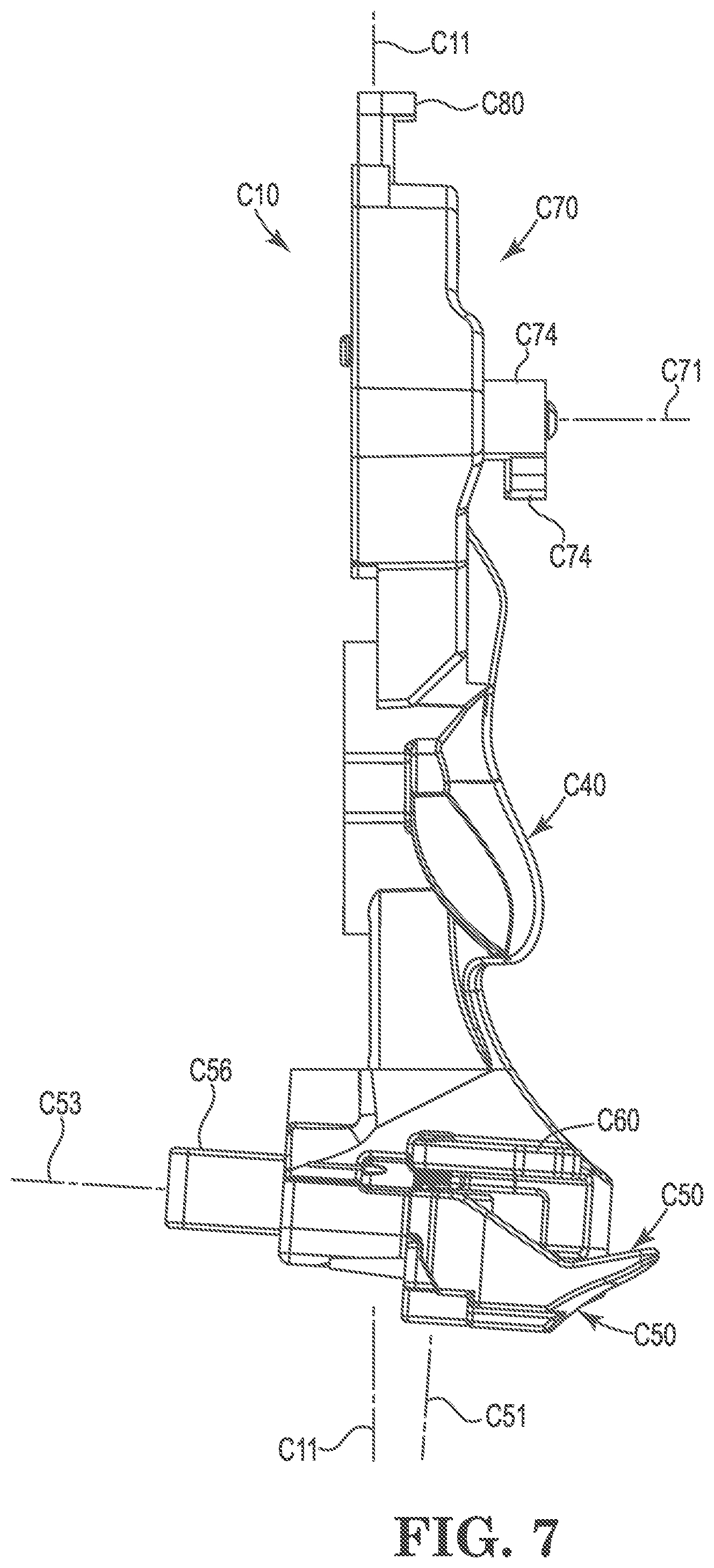 Patent US12457999 Figure 7 – Poultry cradle unloading systems and methods