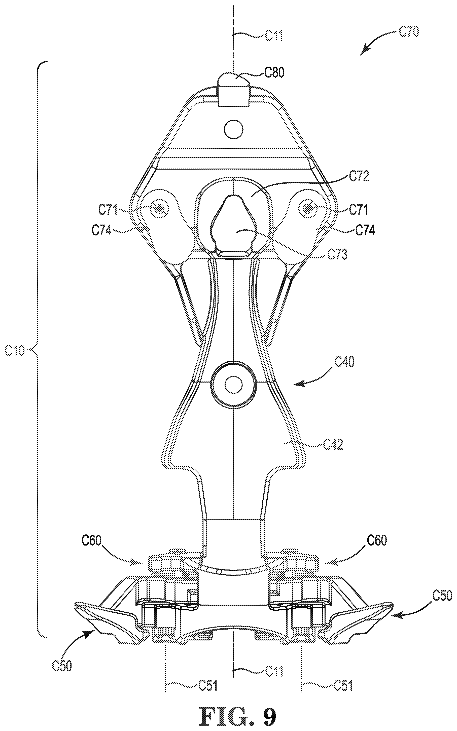Patent US12457999 Figure 9 – Poultry cradle unloading systems and methods