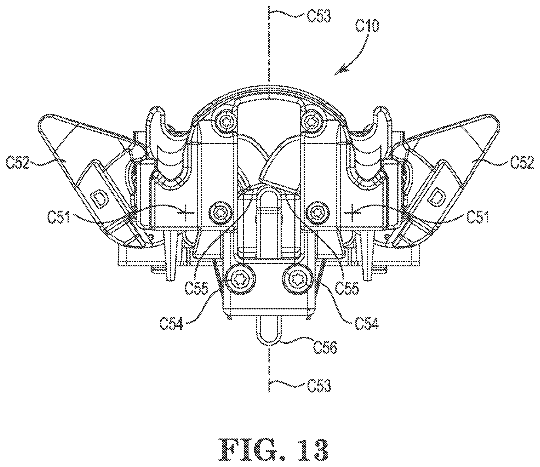 Patent US12457999 Figure 13 – Poultry cradle unloading systems and methods