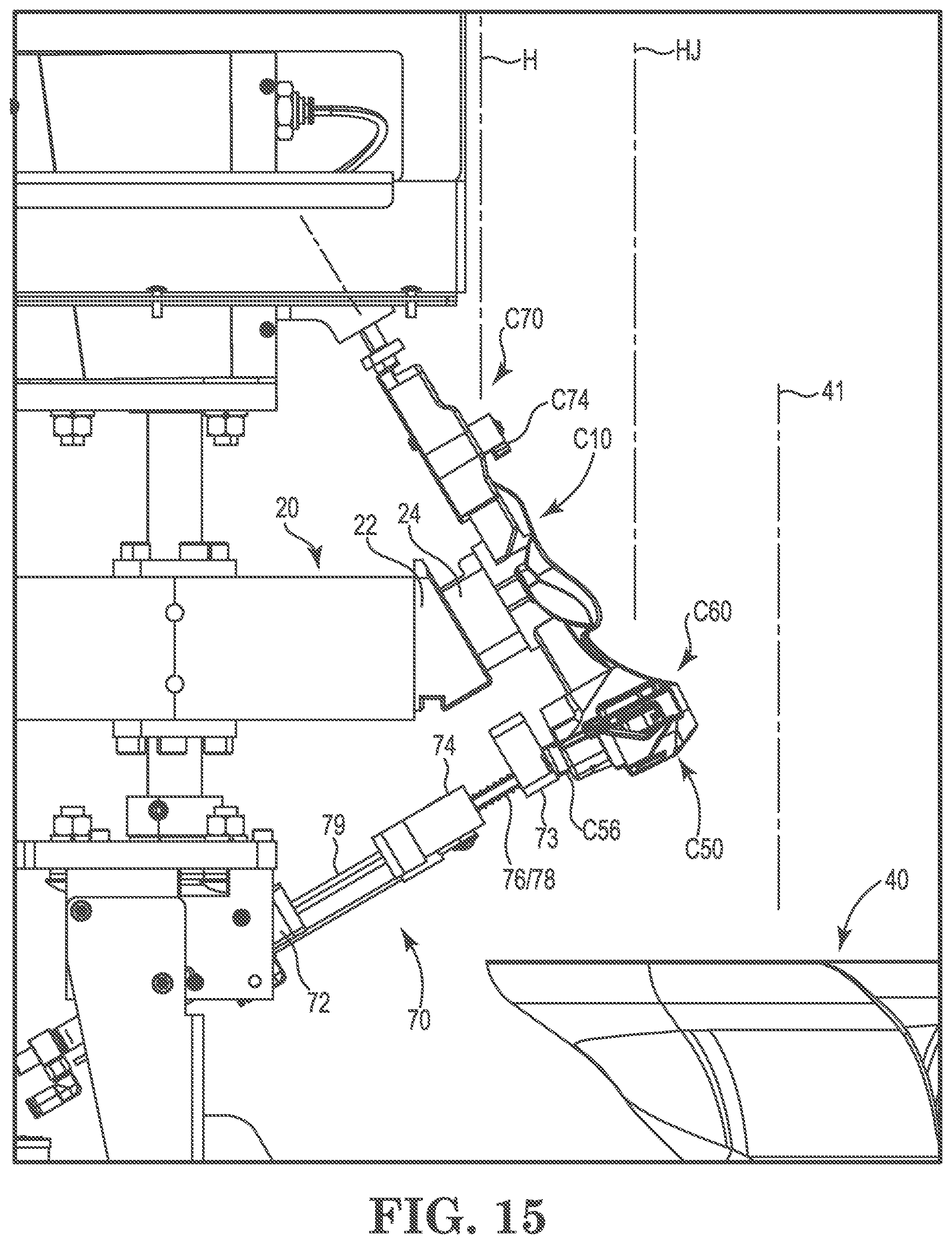 Patent US12457999 Figure 15 – Poultry cradle unloading systems and methods