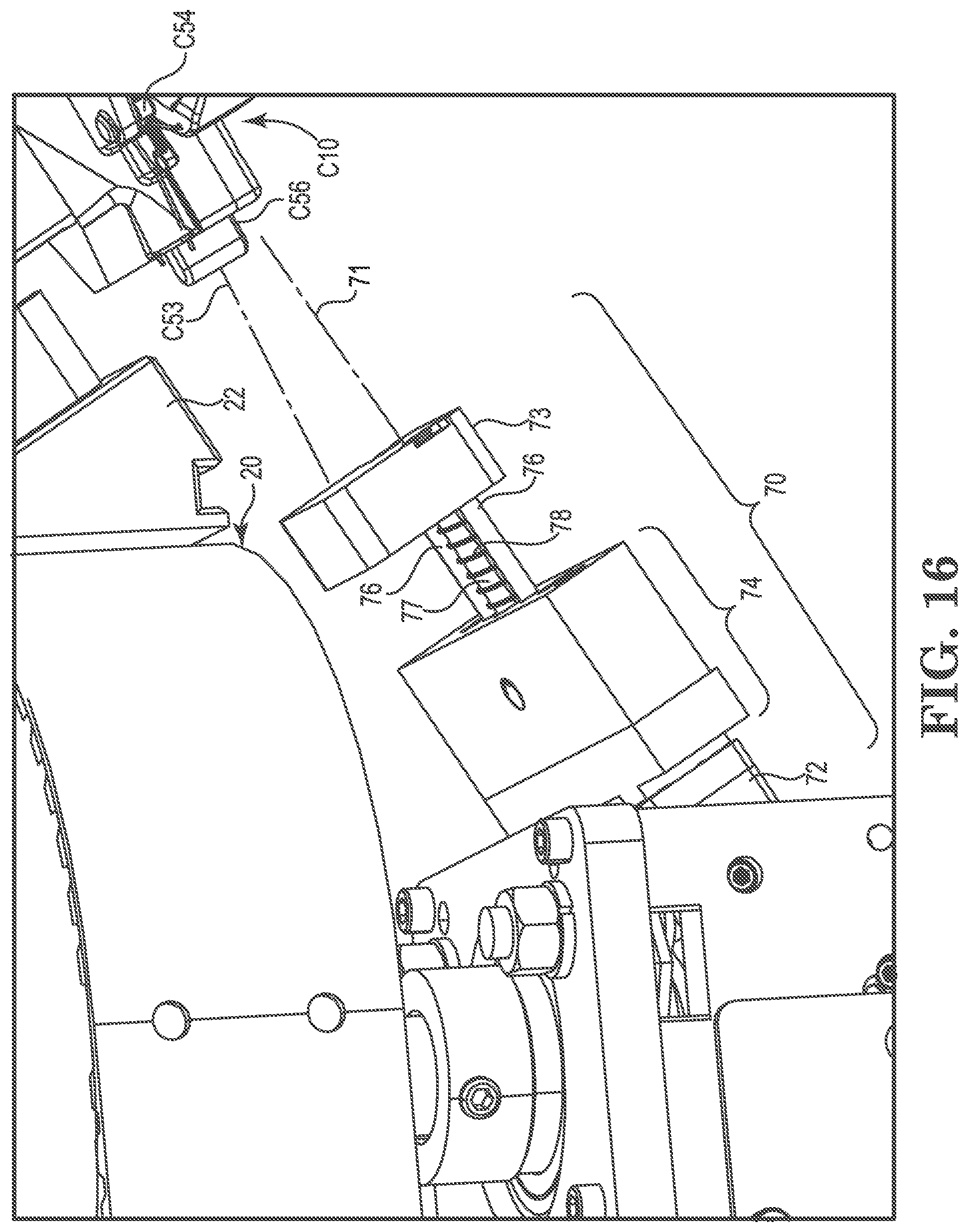 Patent US12457999 Figure 16 – Poultry cradle unloading systems and methods
