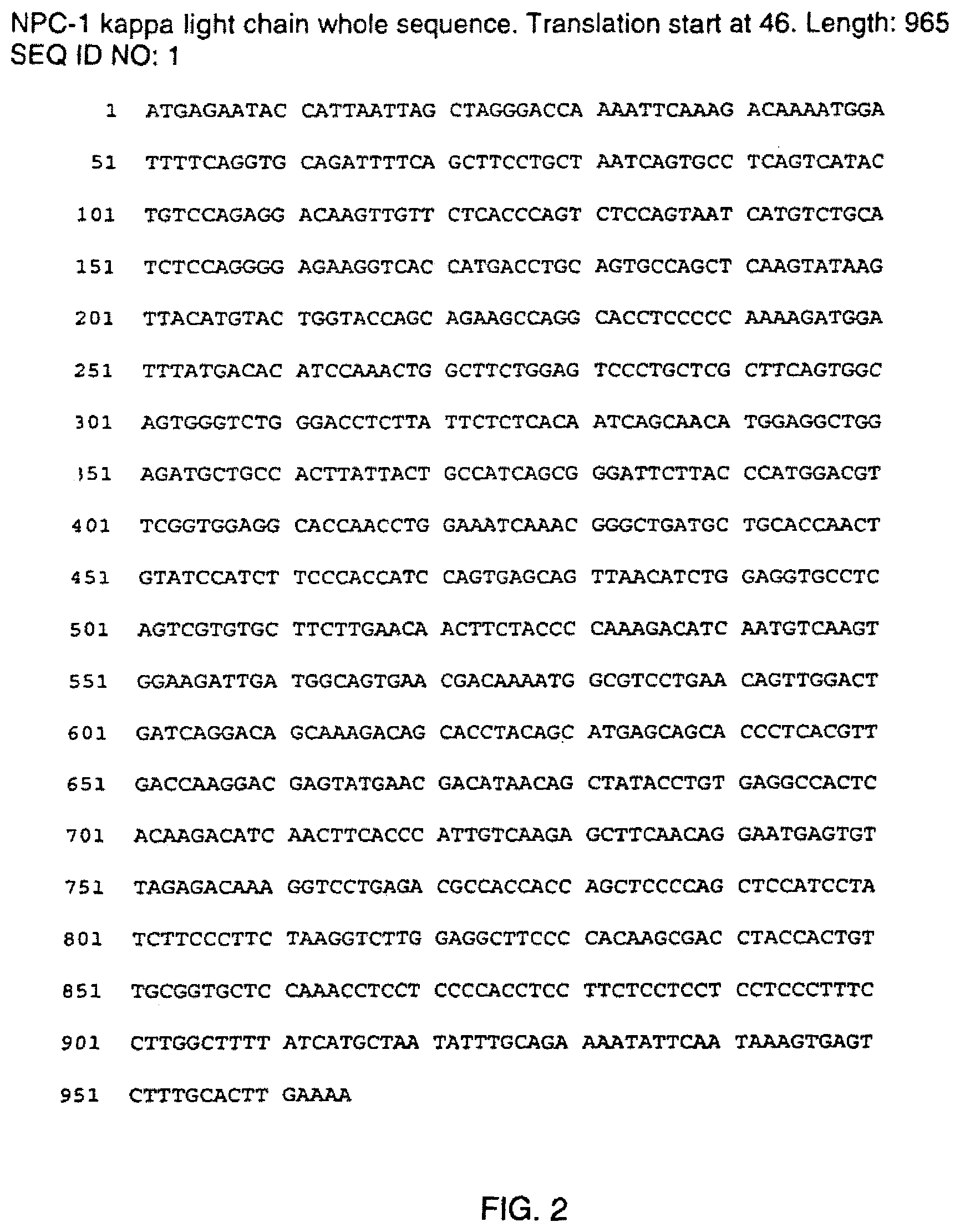 Patent US12460013 Figure 2 – Recombinant monoclonal antibodies and corresponding antigens for colon and pancreatic cancers