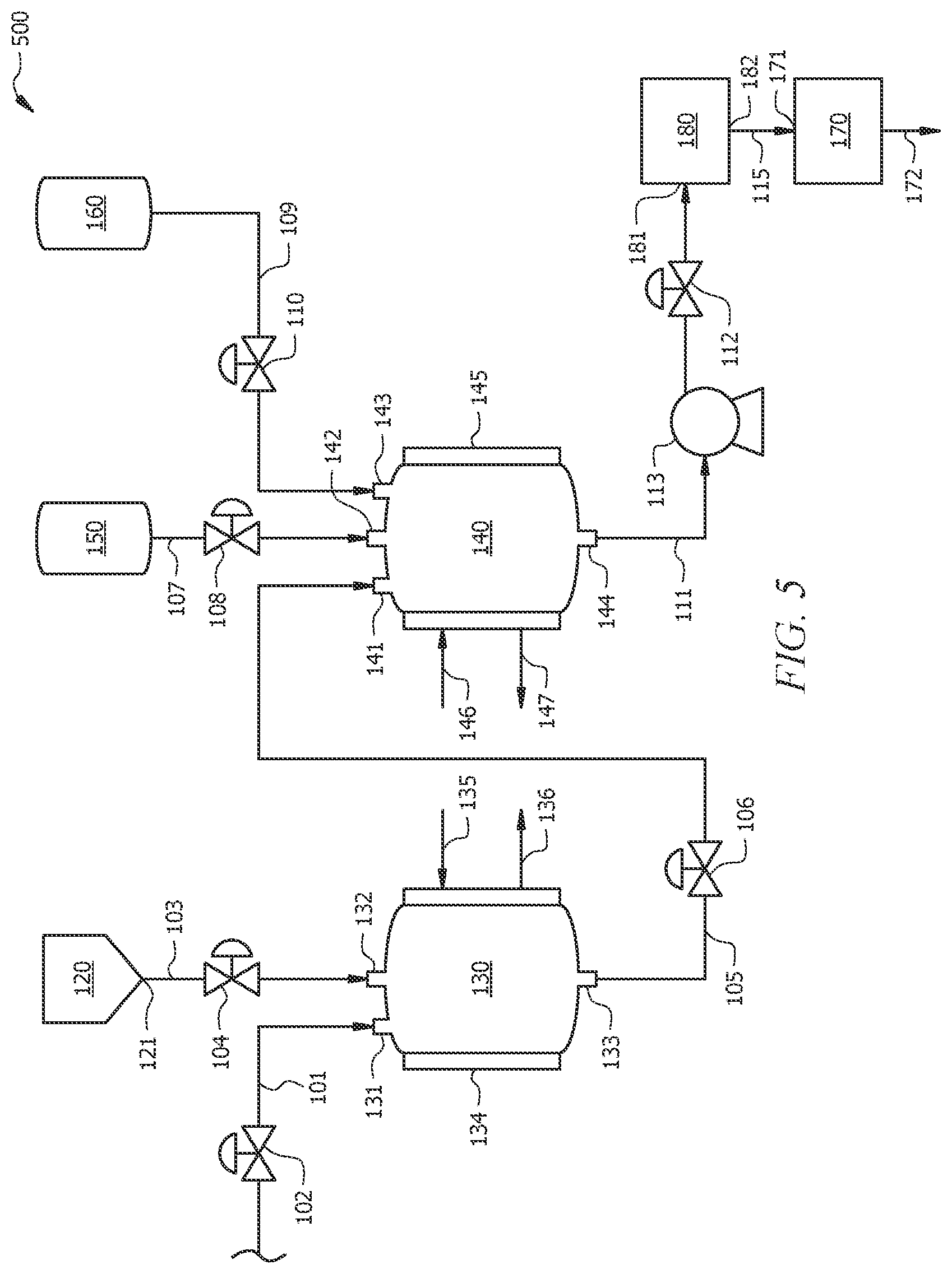 Patent US12460023 Figure 5 – Catalyst pretreatment and feeding system for polypropylene production